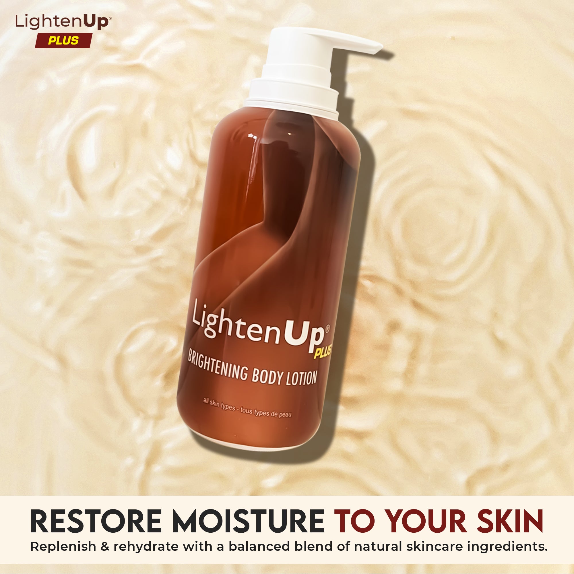 Omic LightenUp PLUS Brightening Body Lotion - 400ml
