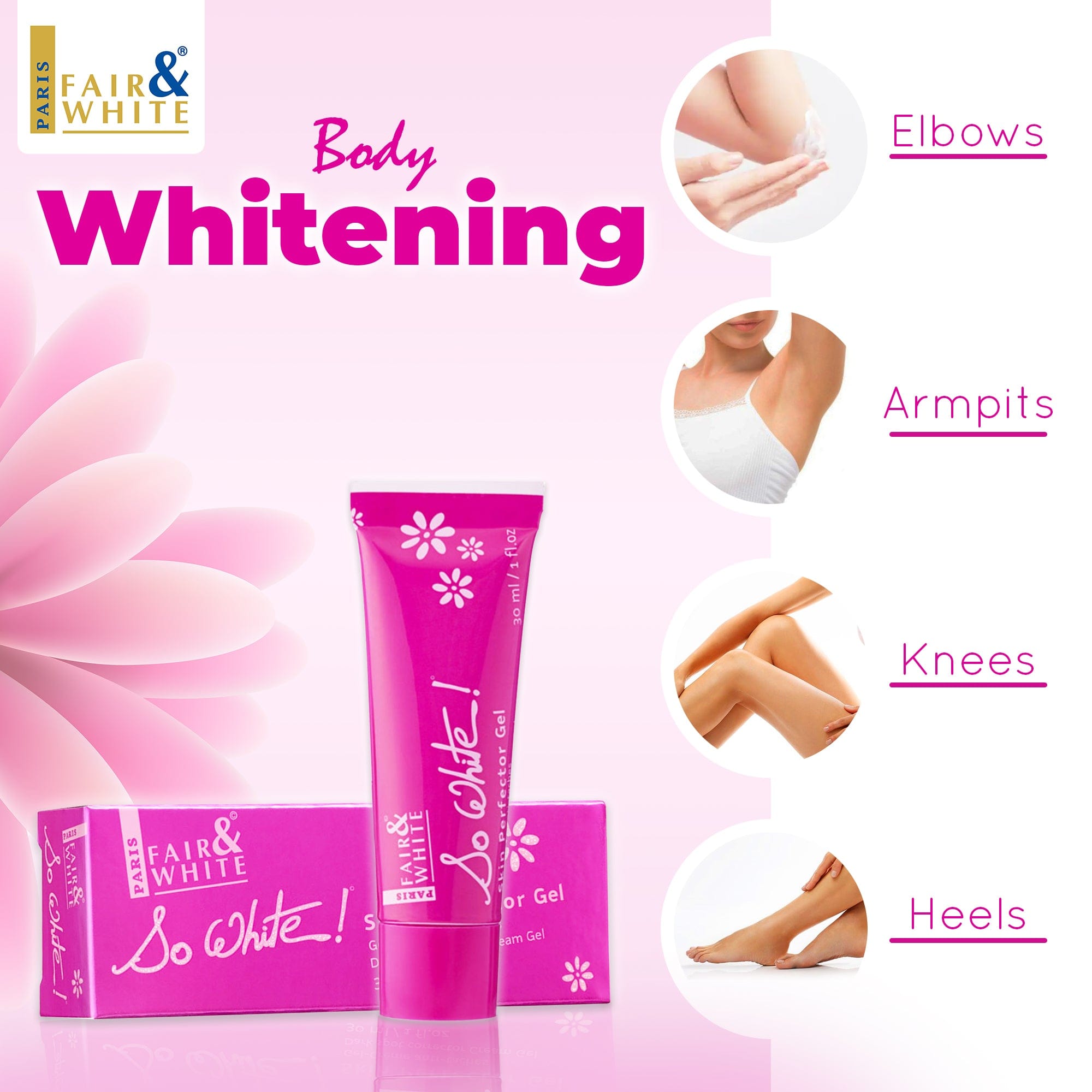 Fair & White So White Skin Perfector Gel - Dark Spot Remover - 30ml / 1 oz
