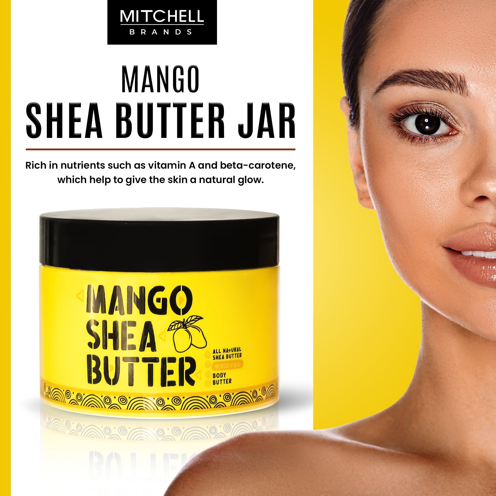Mitchell Brands Mango Shea Butter Jar - 300 ml