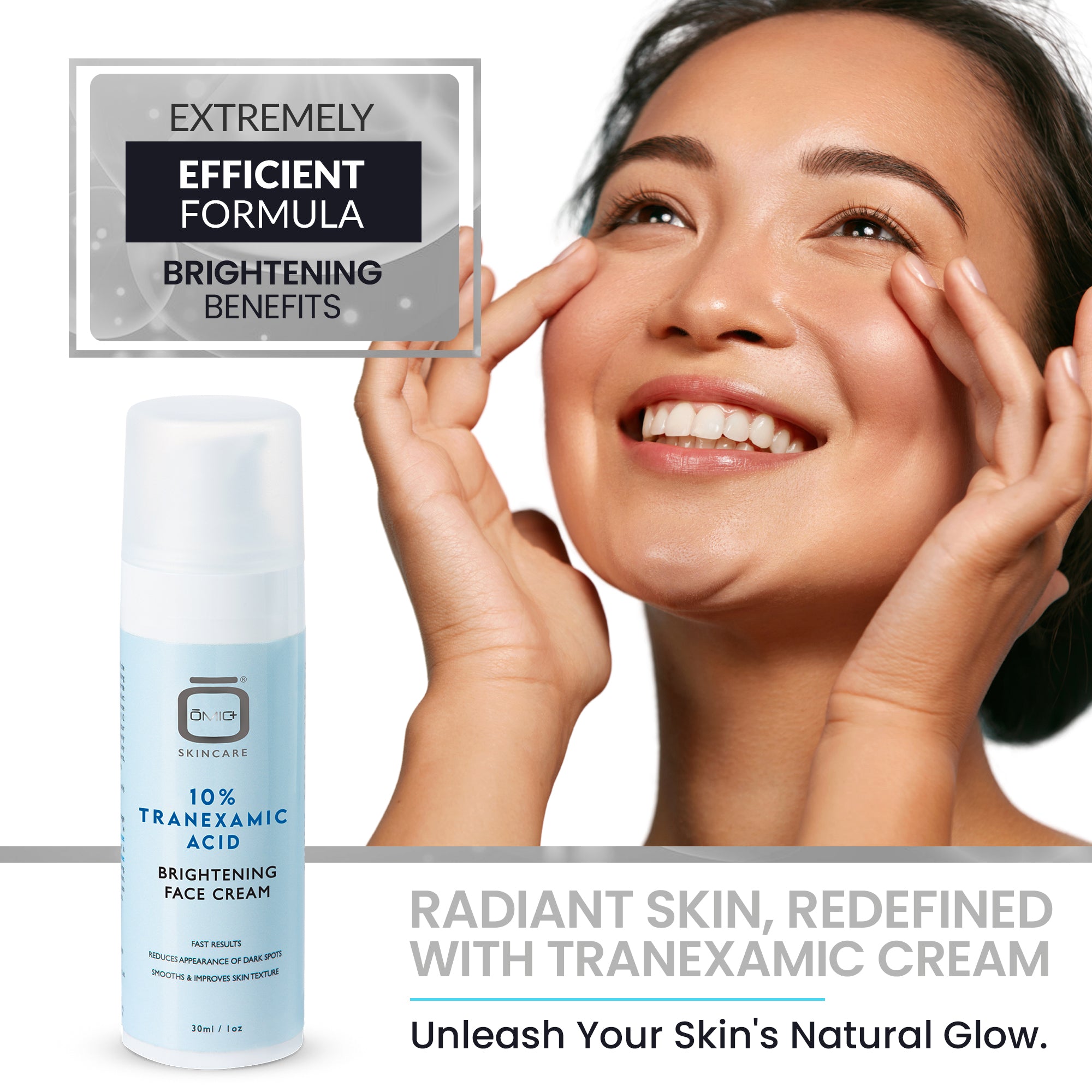 Omic+ 10% Tranexamic Acid Cream 30ml