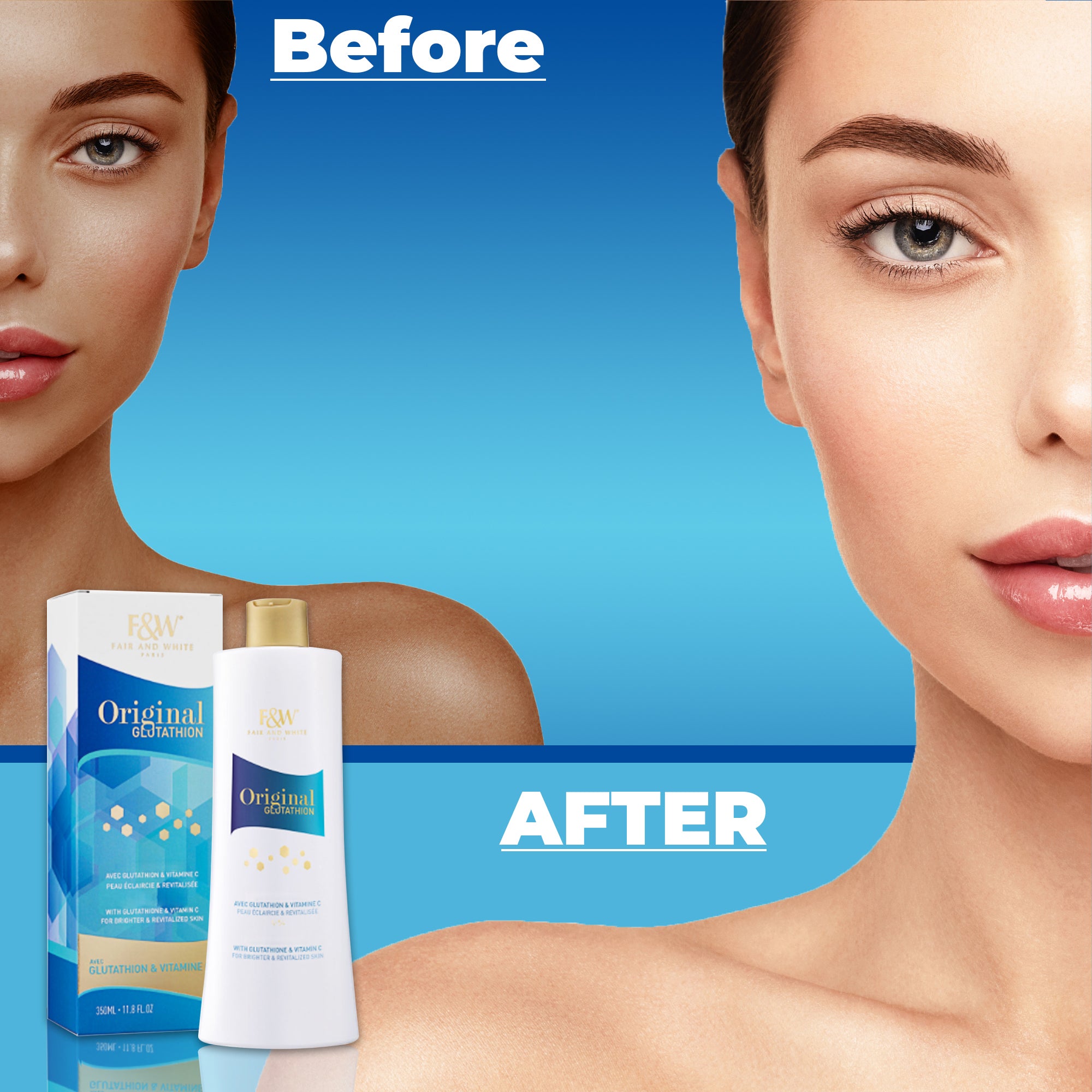 Original Glutathion Extra Brightening Body Lotion NHQ