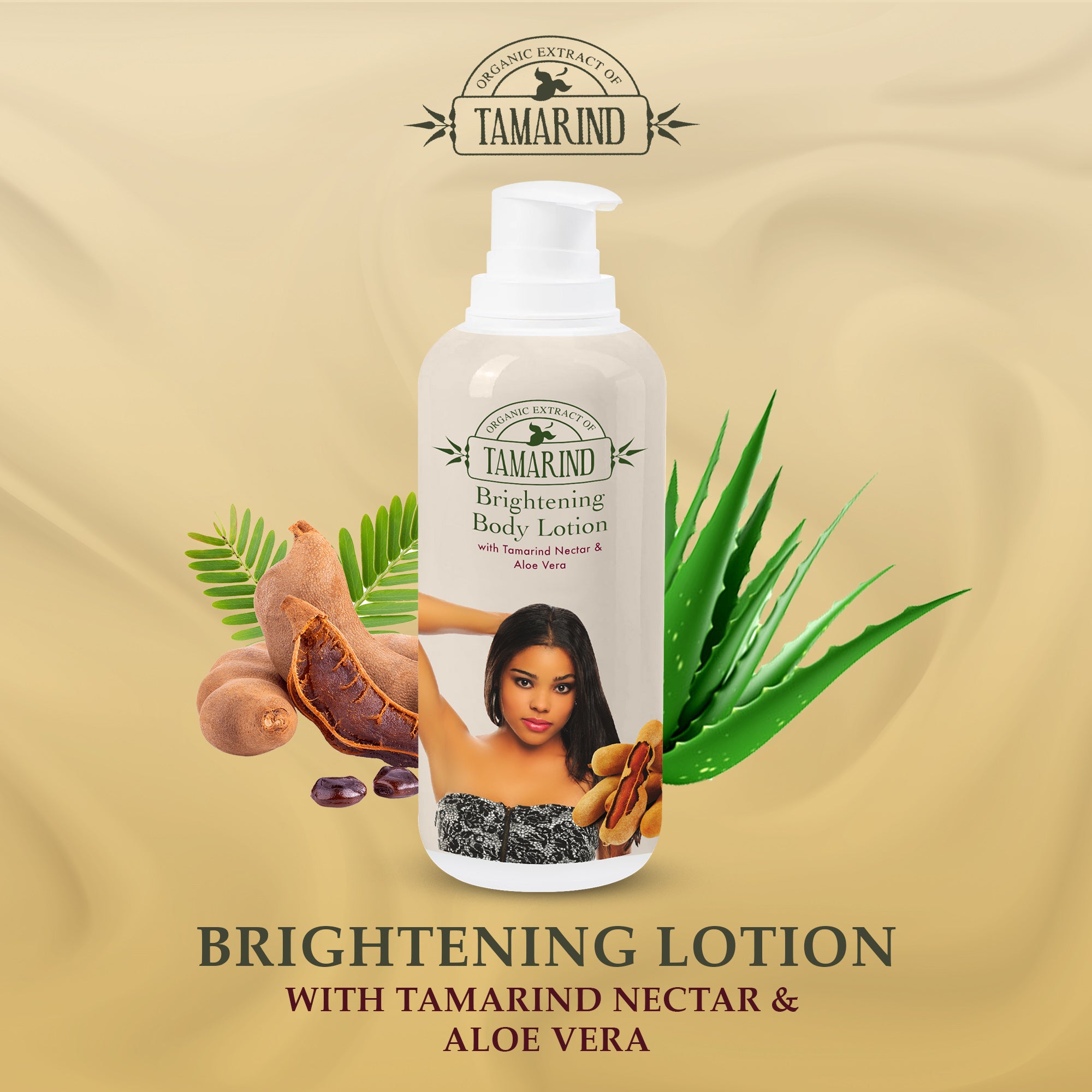Organic Extract of Tamarind Brightening Body Lotion - 400ml