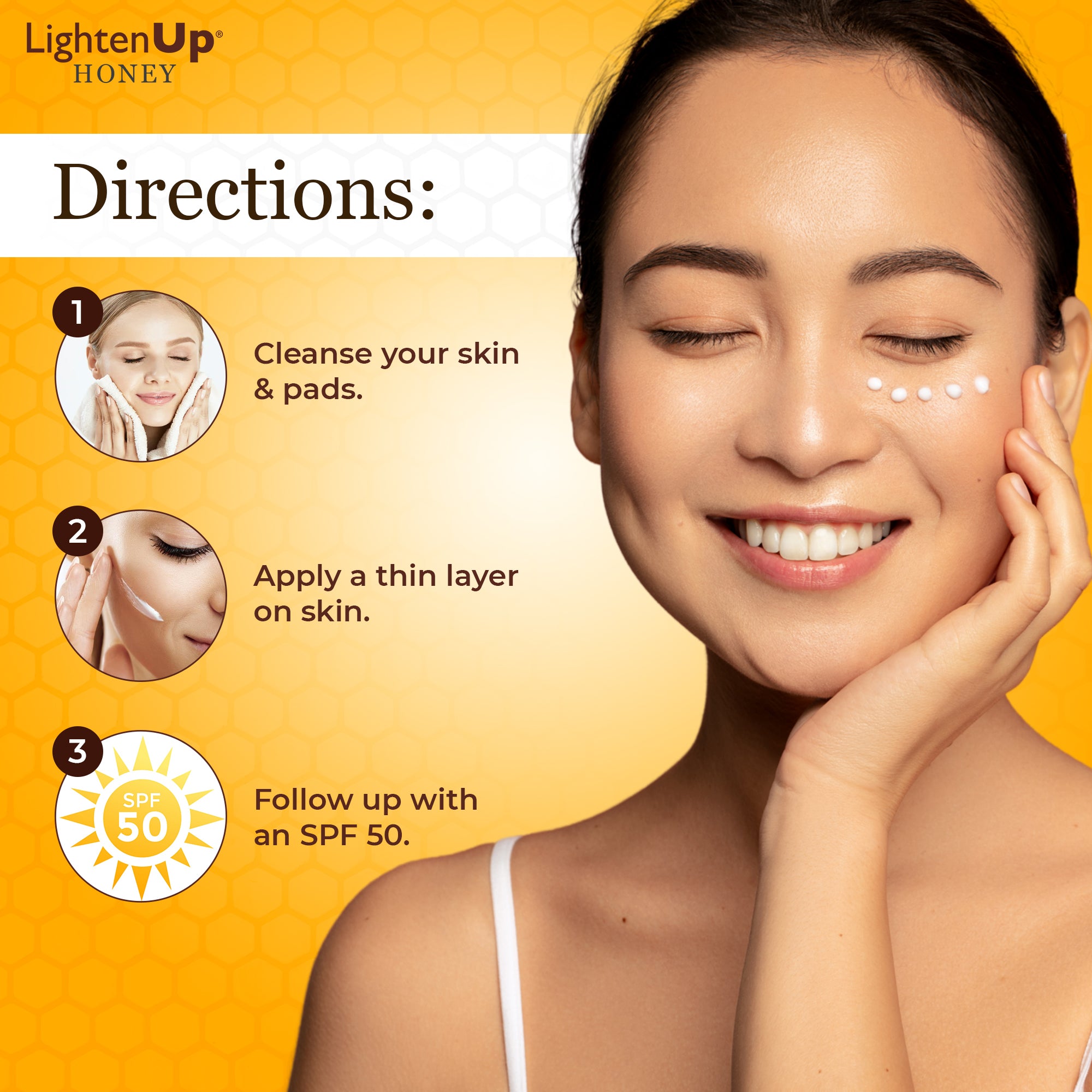 Lightenup Honey Cream 100ml