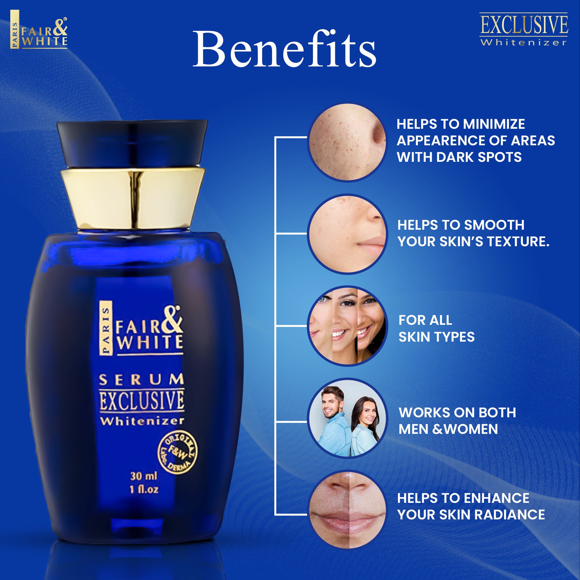 F&W Exclusief Whitenizer Serum 30ml NHQ