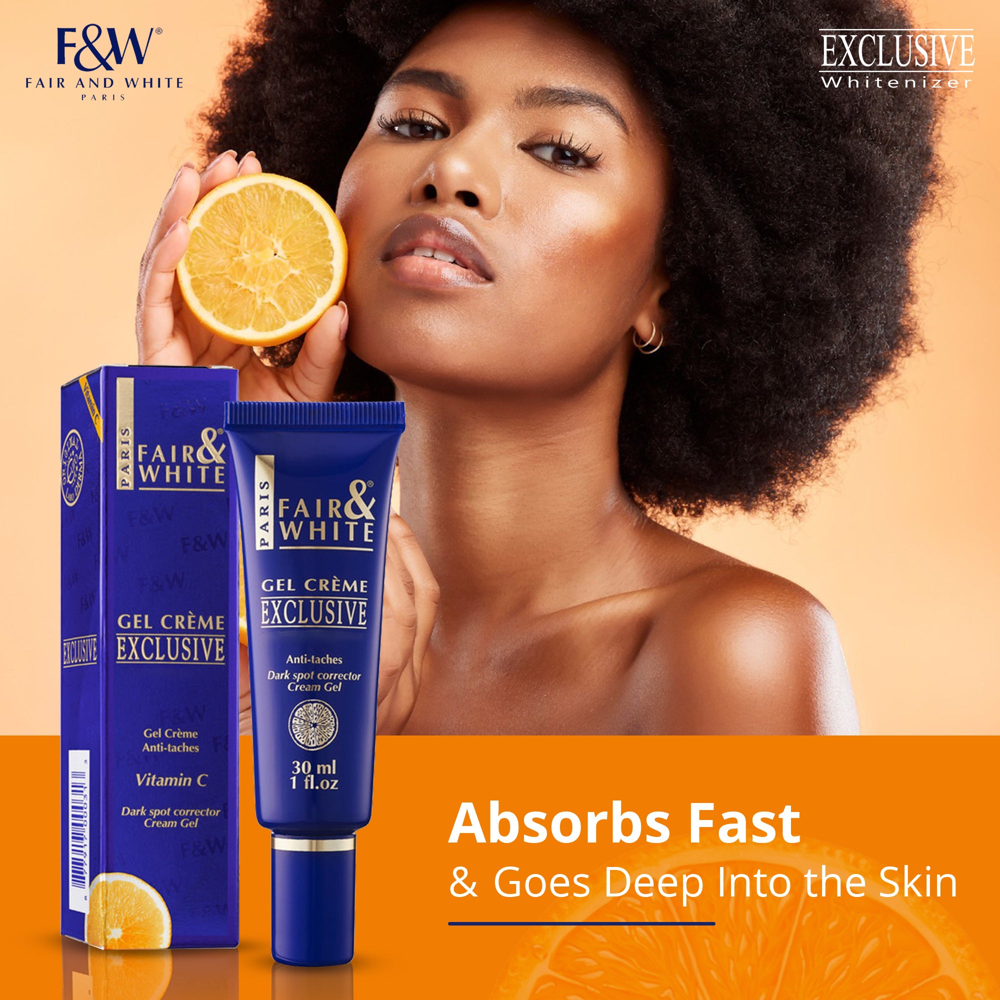 Fair and White Exclusive Gel Cream With Vitamin C 30ml