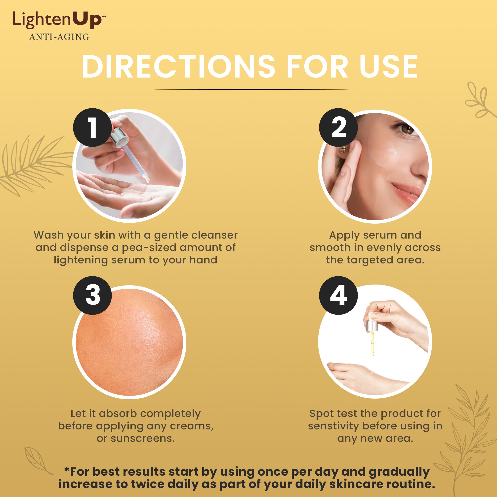 Omic LightenUp Anti-Aging Brightening Serum - 30ml / 1 Fl Oz