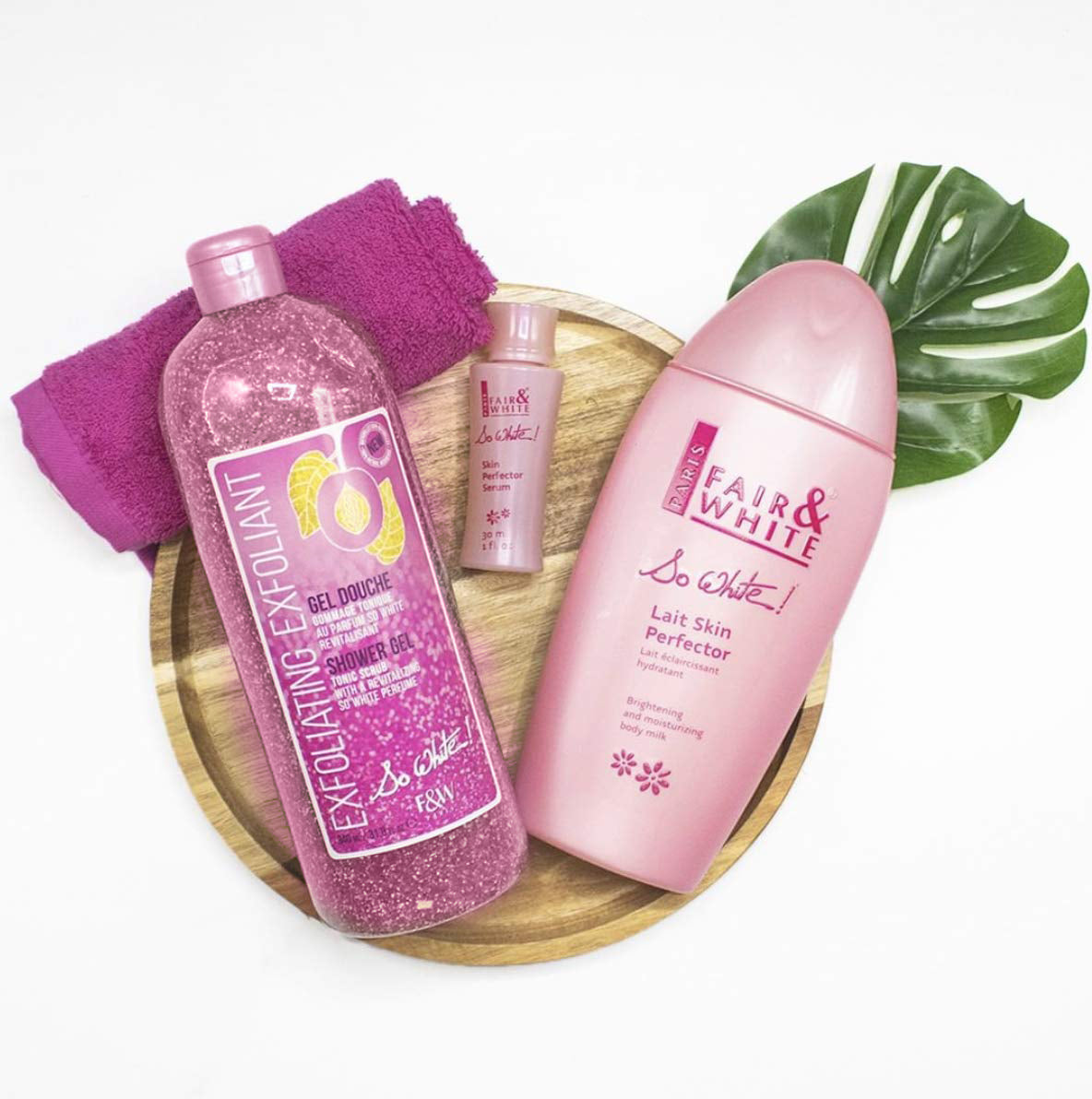 Fair & White So White Exfoliating Shower Gel / Tonic Scrub - Revitalizing shower gel - 940ml / 31.8 fl oz