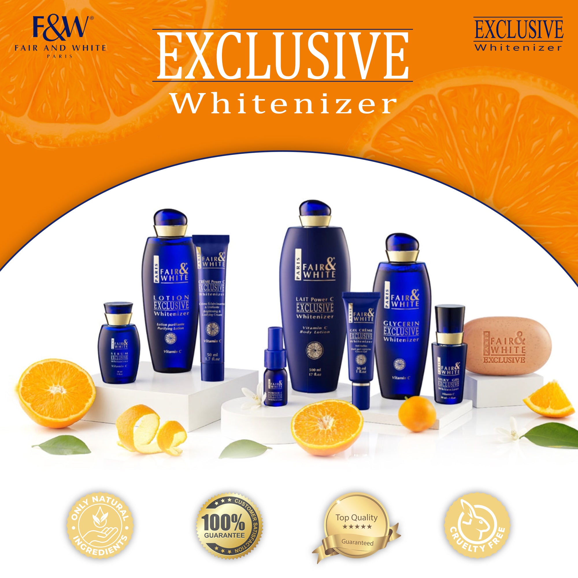 Fair and White Exclusive Gel Cream With Vitamin C 30ml