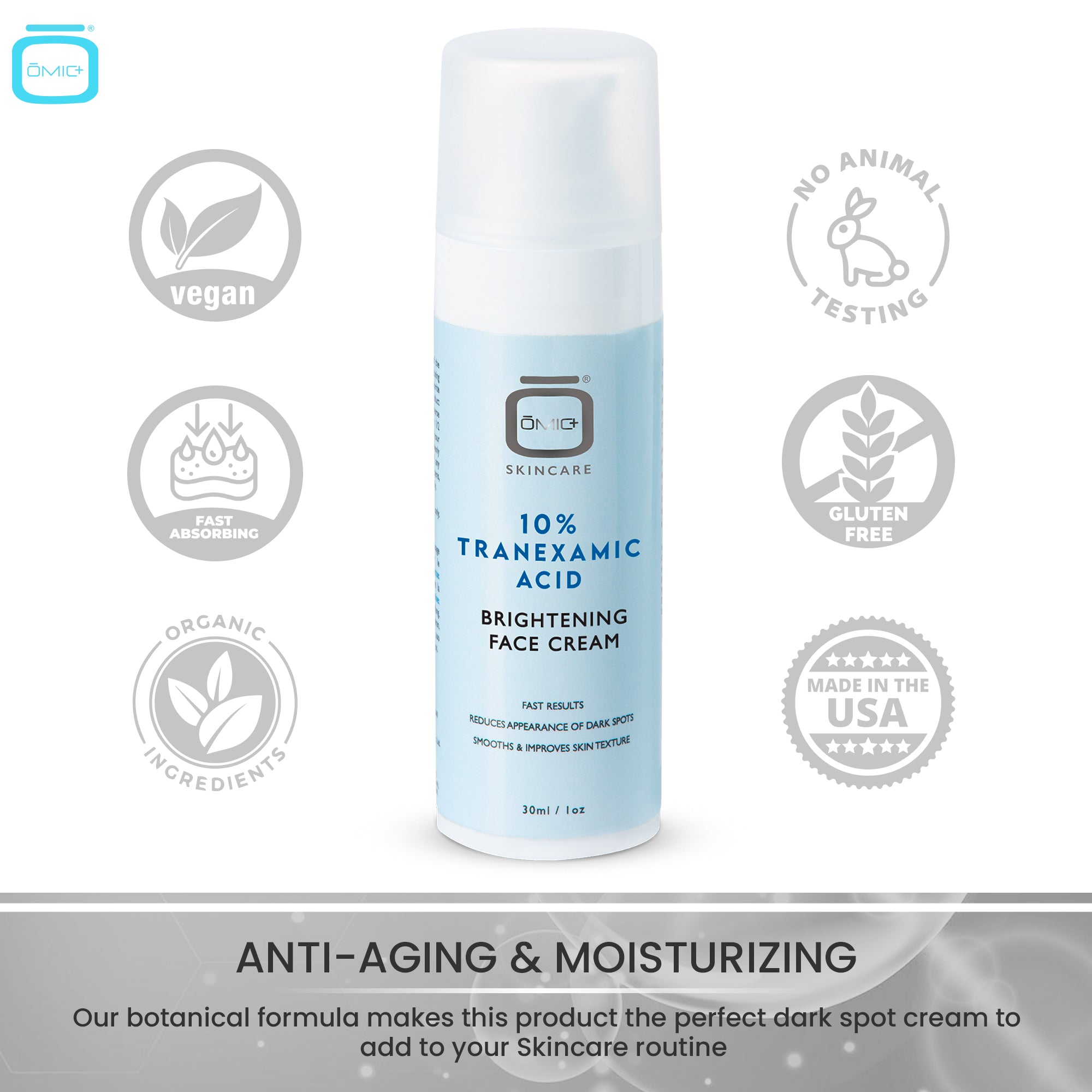 Omic+ 10% Tranexamic Acid Cream 30ml
