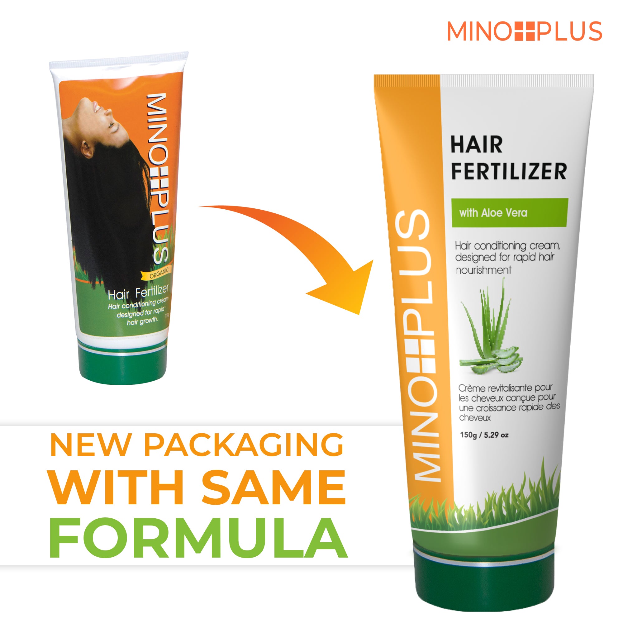 Minoplus Organic Hair Fertilizer with Camphor Oil - 150g / 5.29 oz