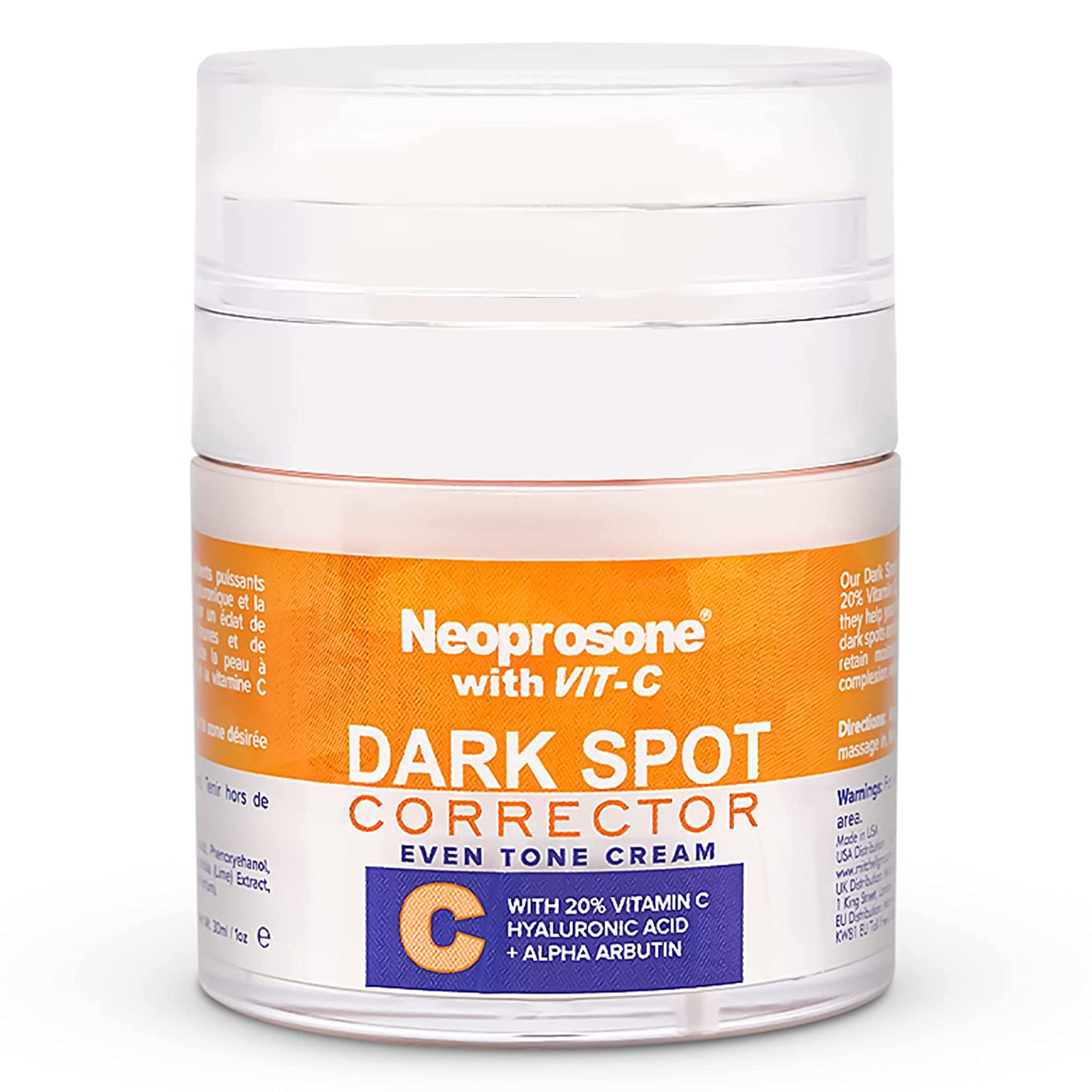Neoprosone 20% Vitamin C Dark Spot Corrector Cream 1 fl oz / 30ml