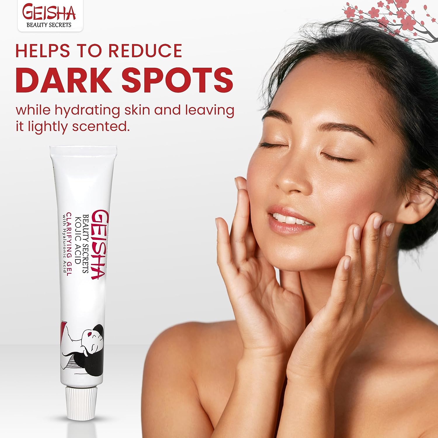 Geisha Clarifying Gel with Kojic Acid & Hyaluronic Acid 30g Mitchell Group USA, LLC - Mitchell Brands - Skin Lightening, Skin Brightening, Fade Dark Spots, Shea Butter, Hair Growth Products