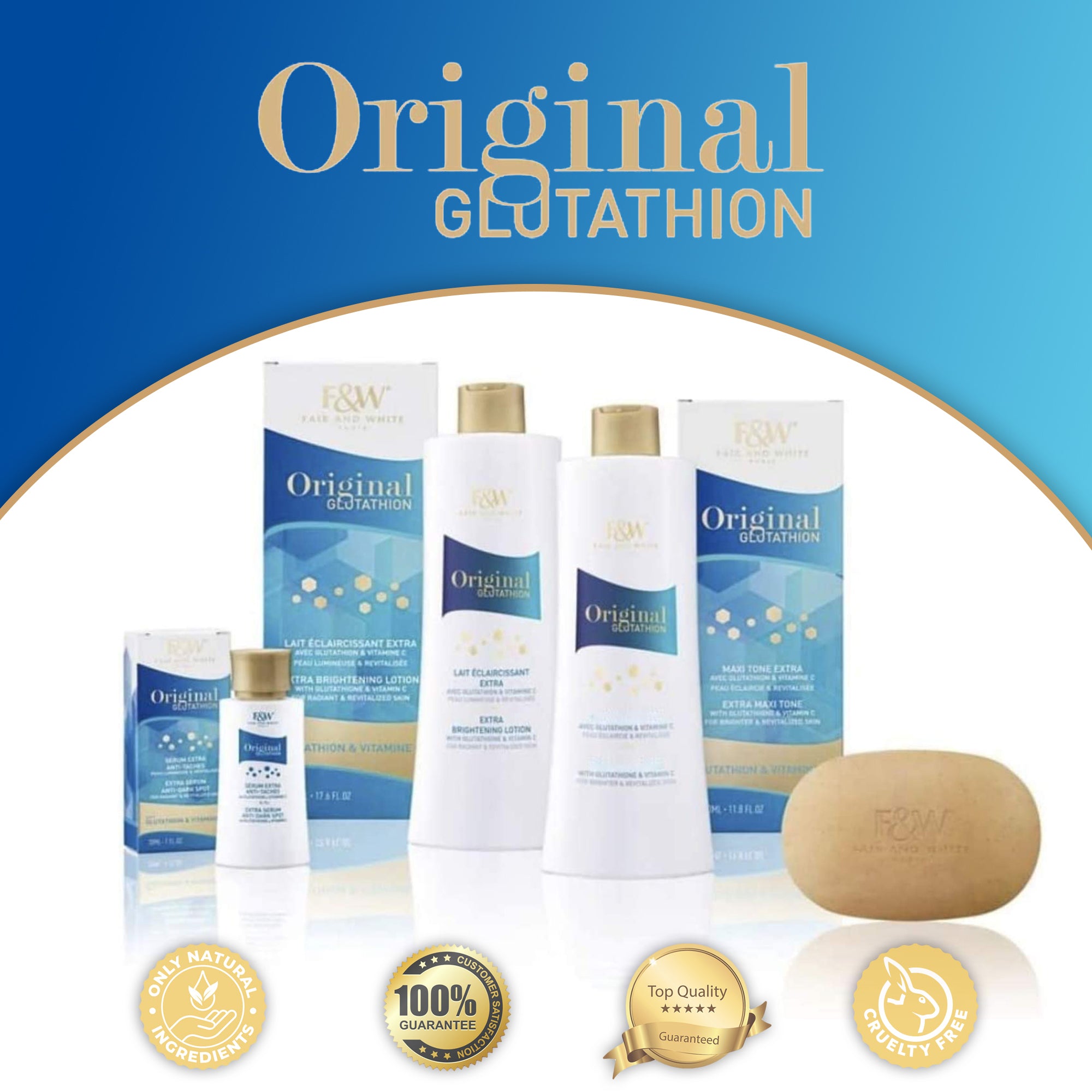 Original Glutathion Extra Brightening Body Lotion NHQ