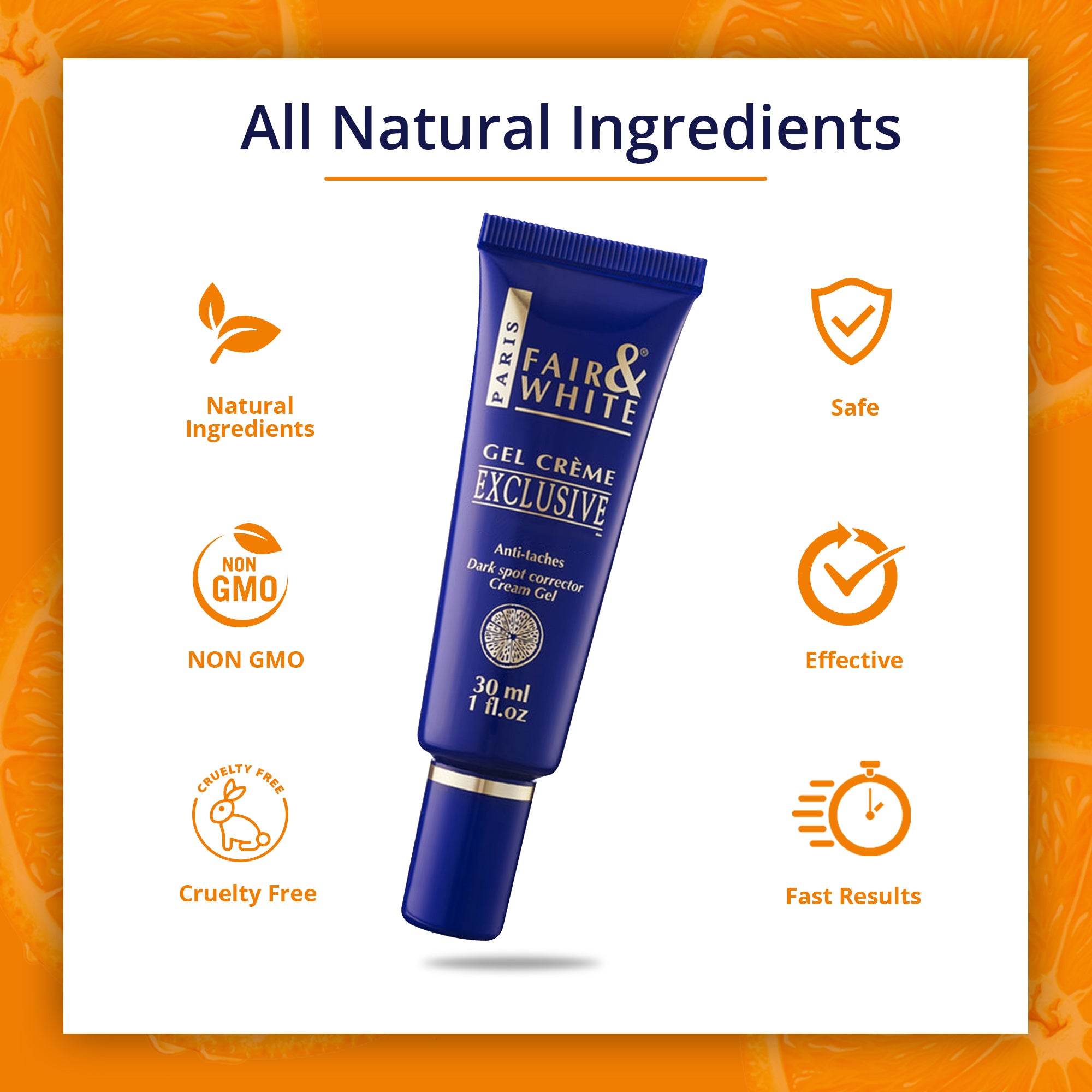 Fair and White Exclusive Gel Cream With Vitamin C 30ml