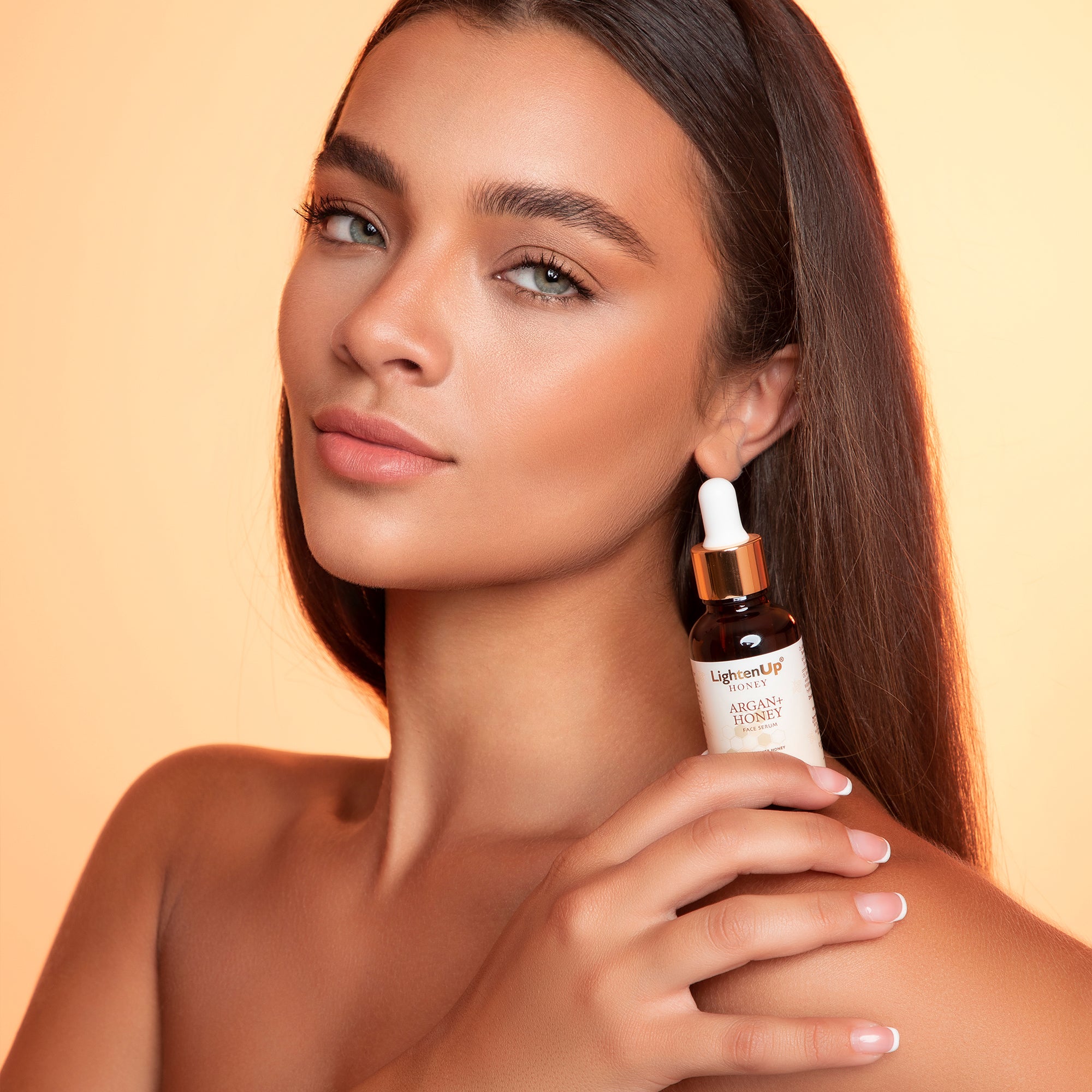 Lightenup Honey Argan + Honey Brightening Face Serum 30ml