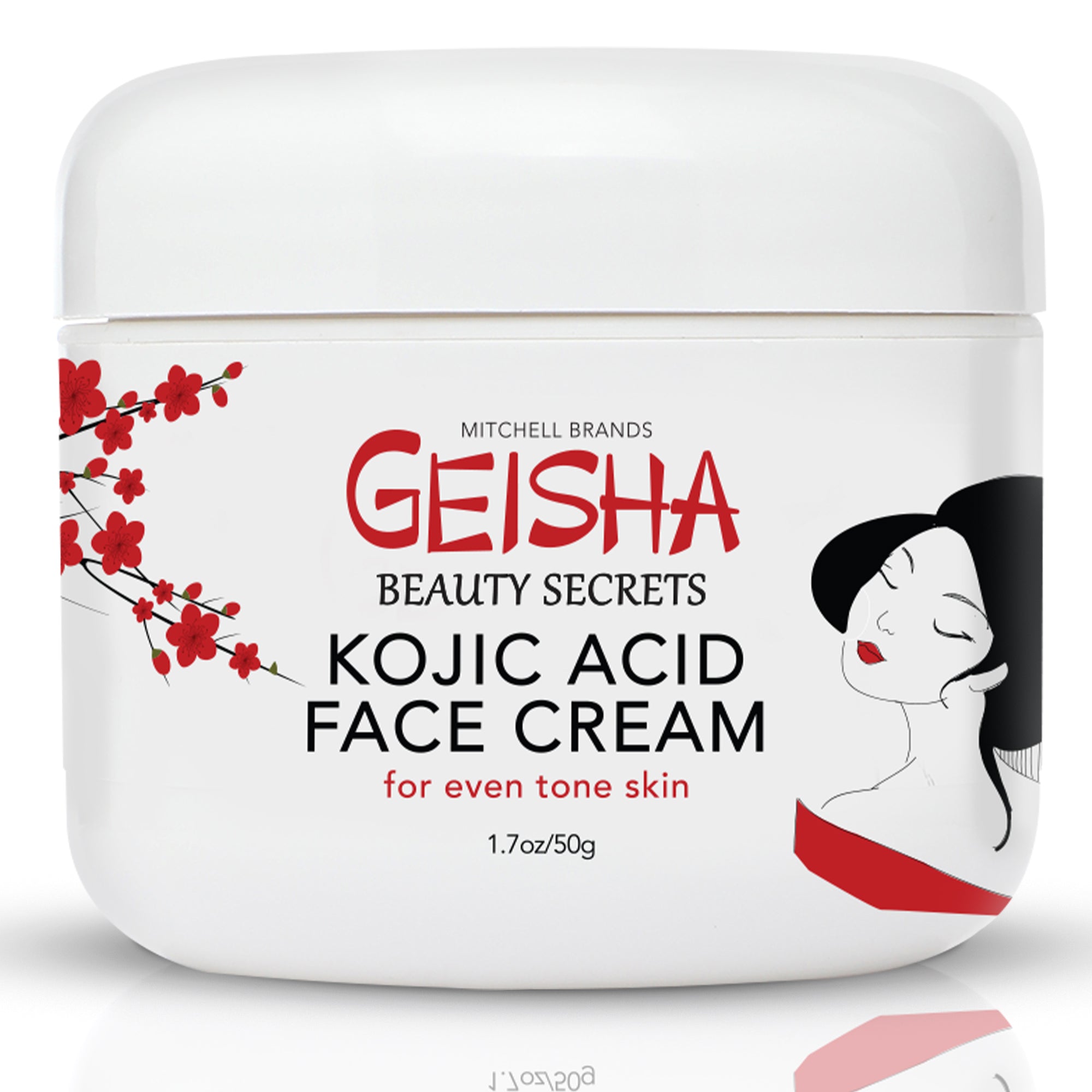 Geisha Active Brightening Cream with Kojic Acid - 50ml / 1.7 fl oz