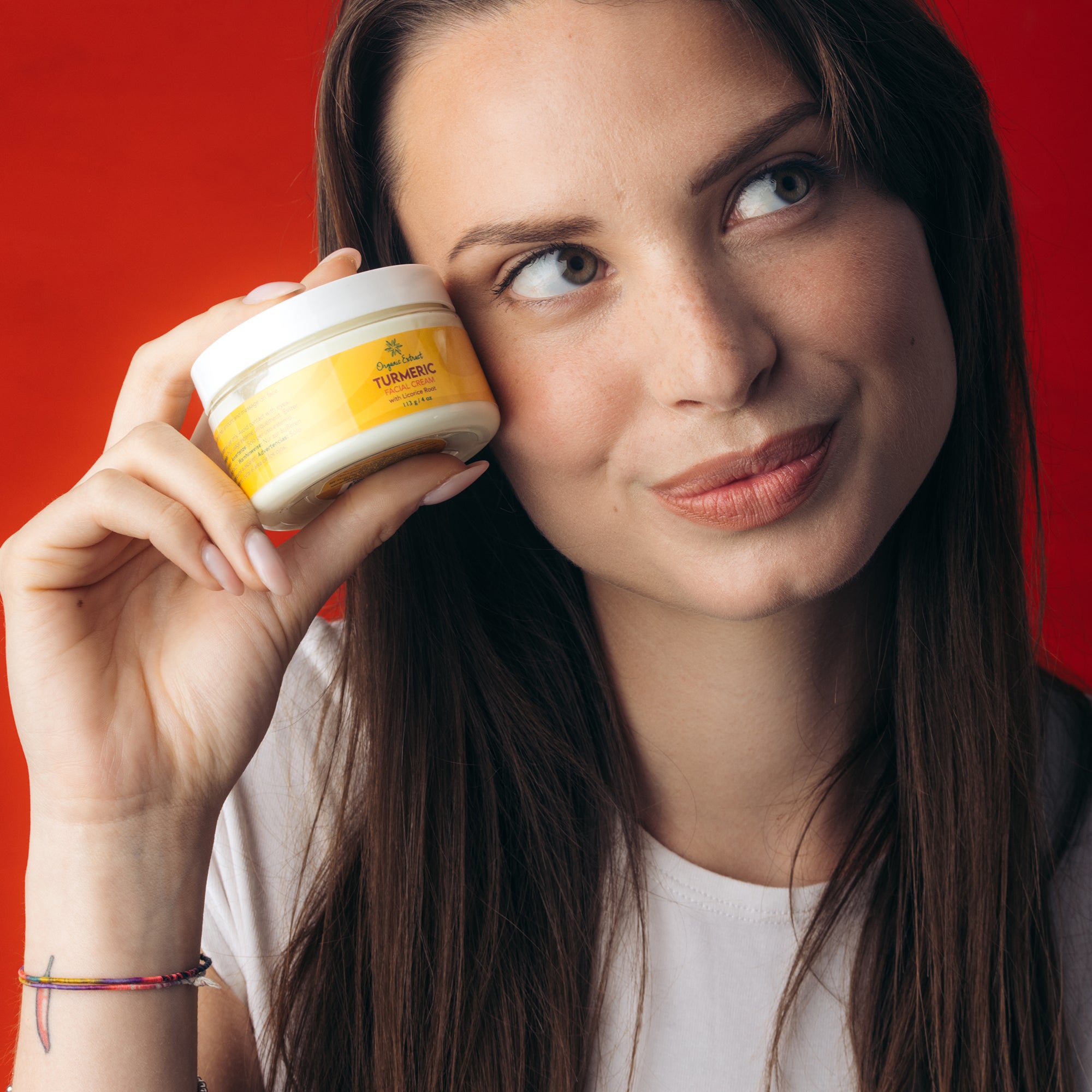 Organic Extract Turmeric Facial Cream 4 oz/118 ml
