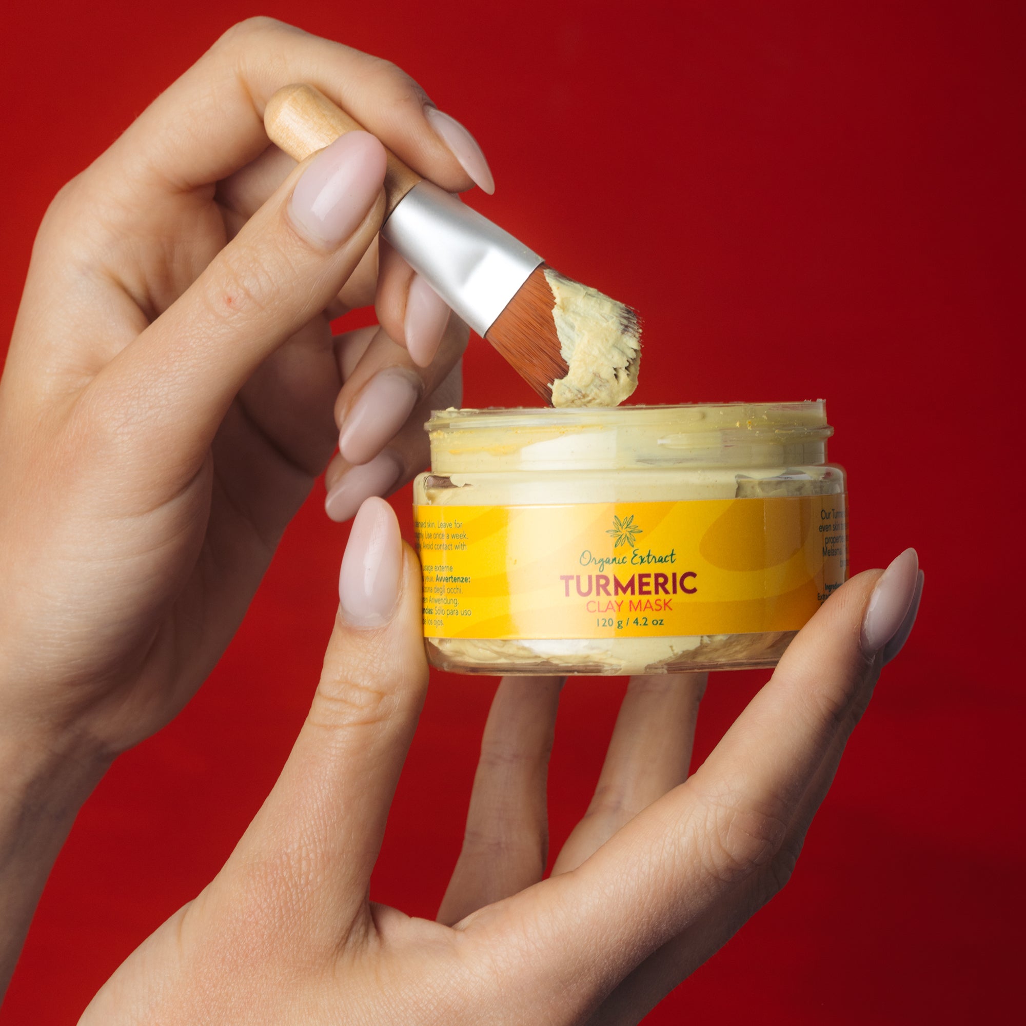 Organic Extract Turmeric Clay Mask 120g