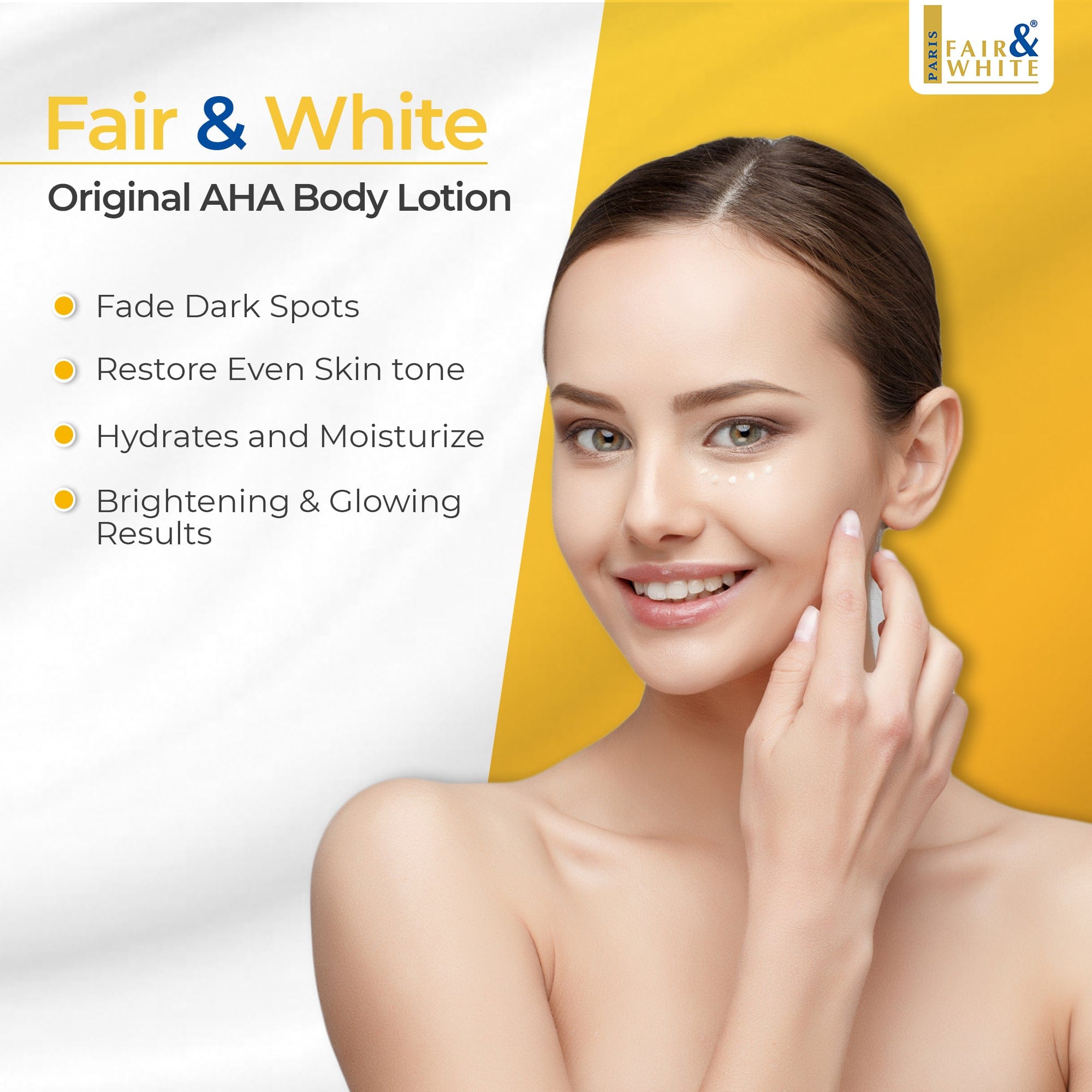 Fair & White Original AHA Body Lotion - 485ml / 17.6 fl oz