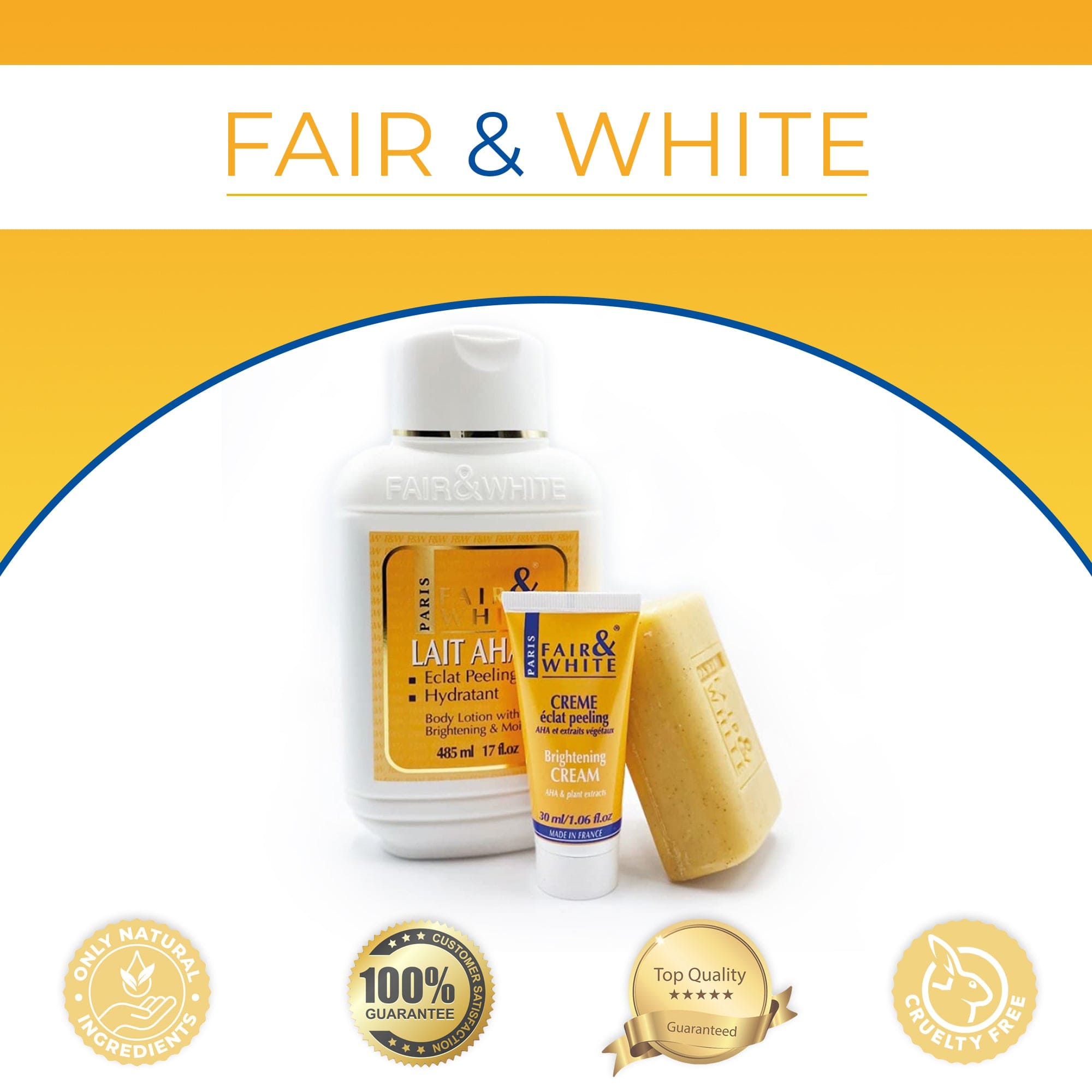 Fair & White Original AHA Body Lotion - 485ml / 17.6 fl oz