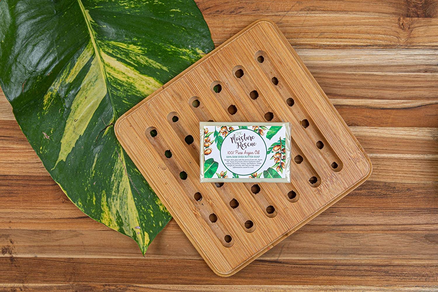BOGO Moisture Rescue Shea Butter Soap with Argan Oil Omic Moisture Rescue - Mitchell Brands - Skin Lightening, Skin Brightening, Fade Dark Spots, Shea Butter, Hair Growth Products