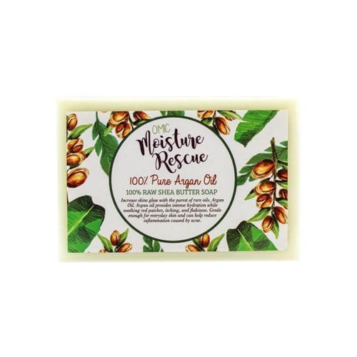 BOGO Moisture Rescue Shea Butter Soap with Argan Oil Omic Moisture Rescue - Mitchell Brands - Skin Lightening, Skin Brightening, Fade Dark Spots, Shea Butter, Hair Growth Products