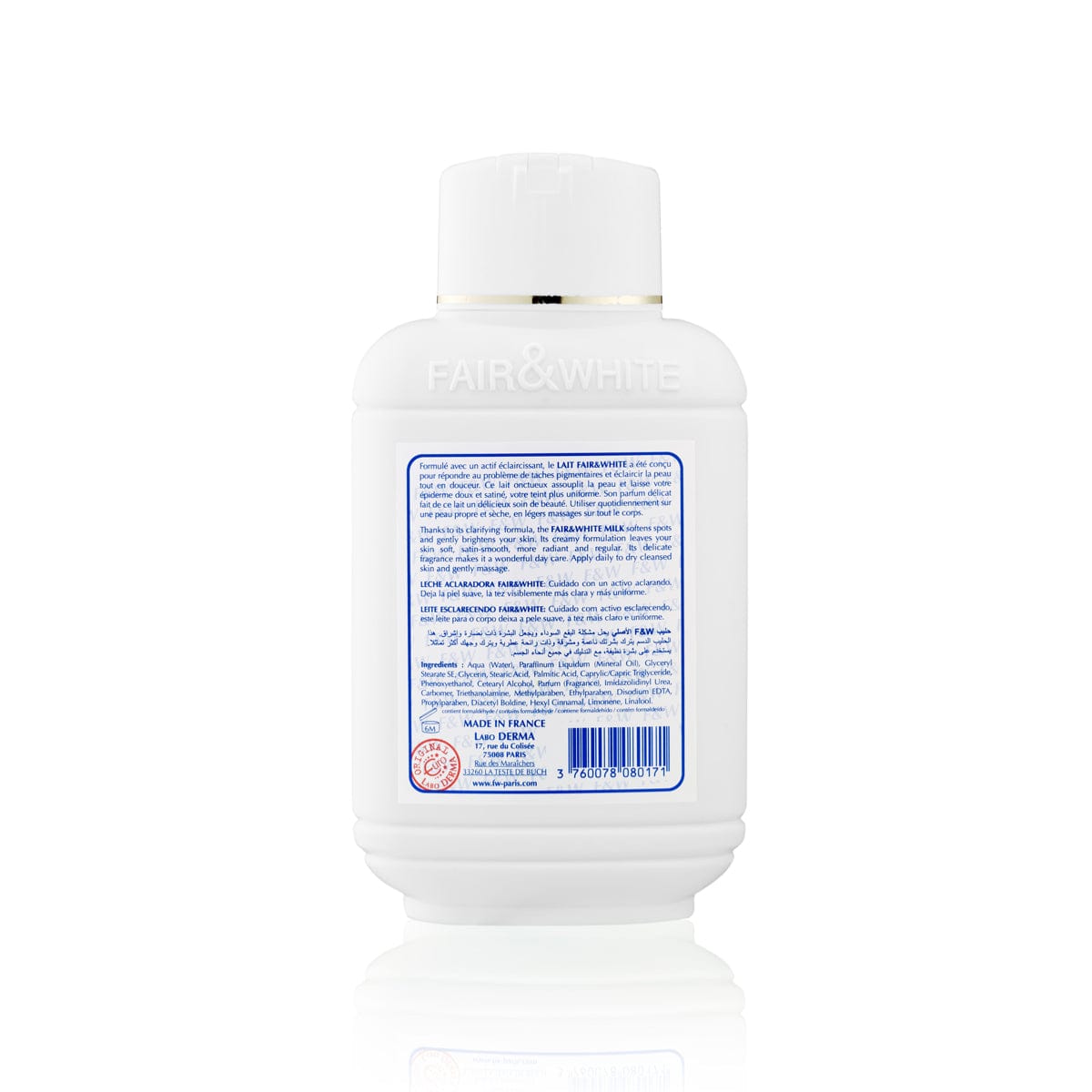 F&W Original Body Clearing Milk 500ml NHQ Mitchell Brands - Mitchell Brands - Skin Lightening, Skin Brightening, Fade Dark Spots, Shea Butter, Hair Growth Products