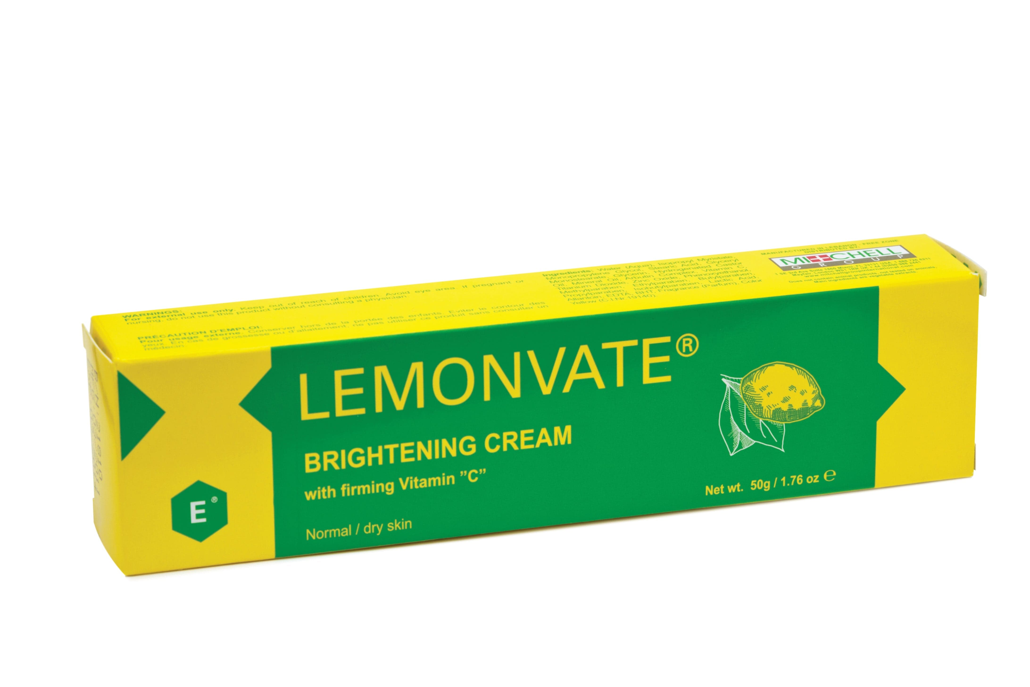 Lemonvate Brightening Cream 50g Mitchell Brands - Mitchell Brands - Skin Lightening, Skin Brightening, Fade Dark Spots, Shea Butter, Hair Growth Products