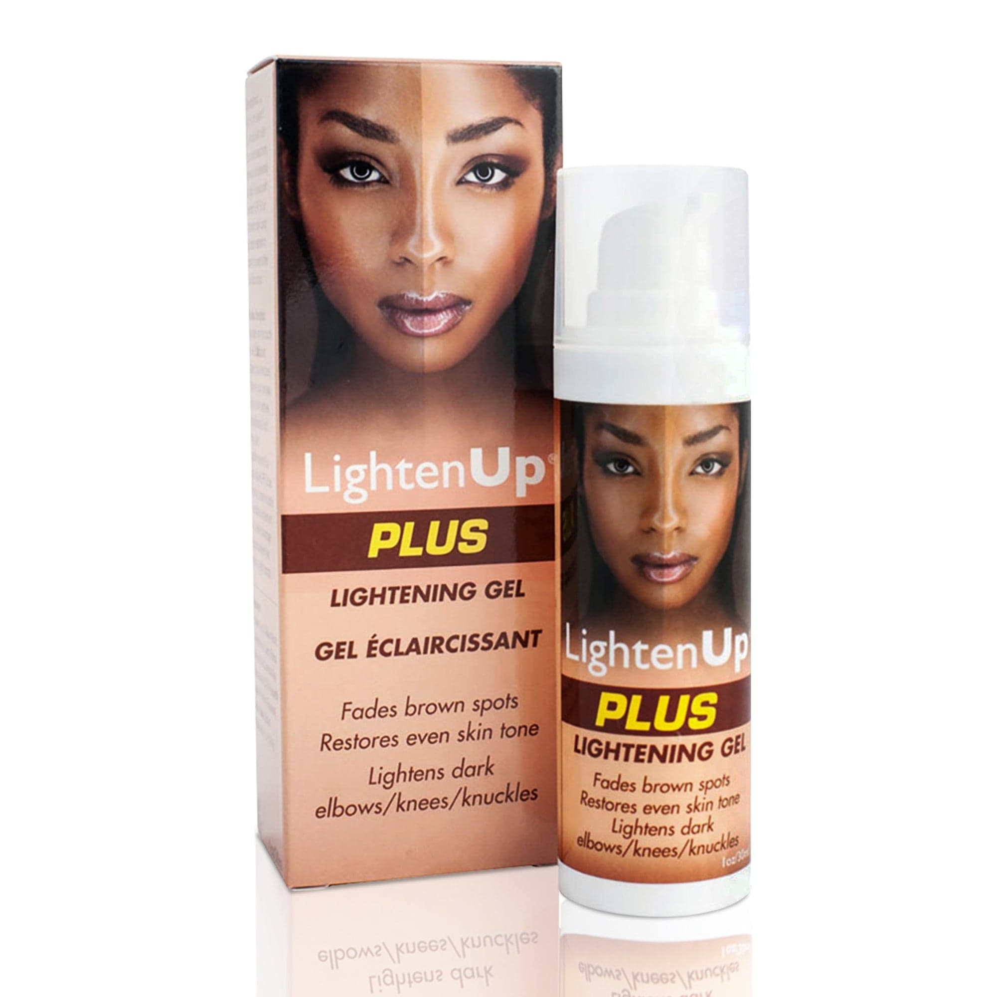 Omic LightenUp PLUS Lightening Gel - 30ml LightenUp - Mitchell Brands - Skin Lightening, Skin Brightening, Fade Dark Spots, Shea Butter, Hair Growth Products