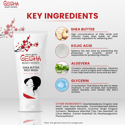 Geisha Kojic Acid Face Wash 118ml