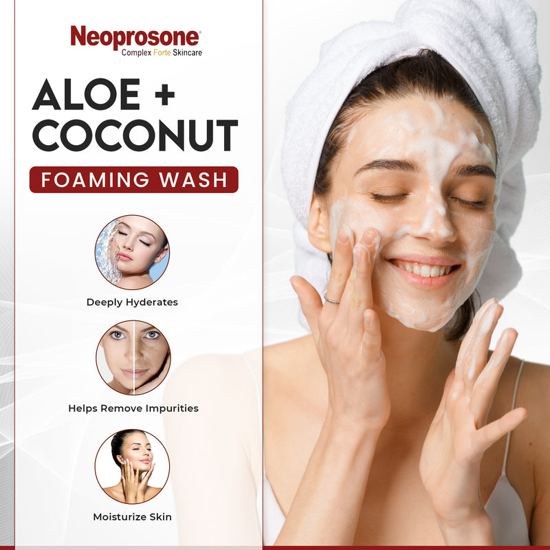 Detergente schiumogeno Neoprosone Aloe + Cocco 150ml