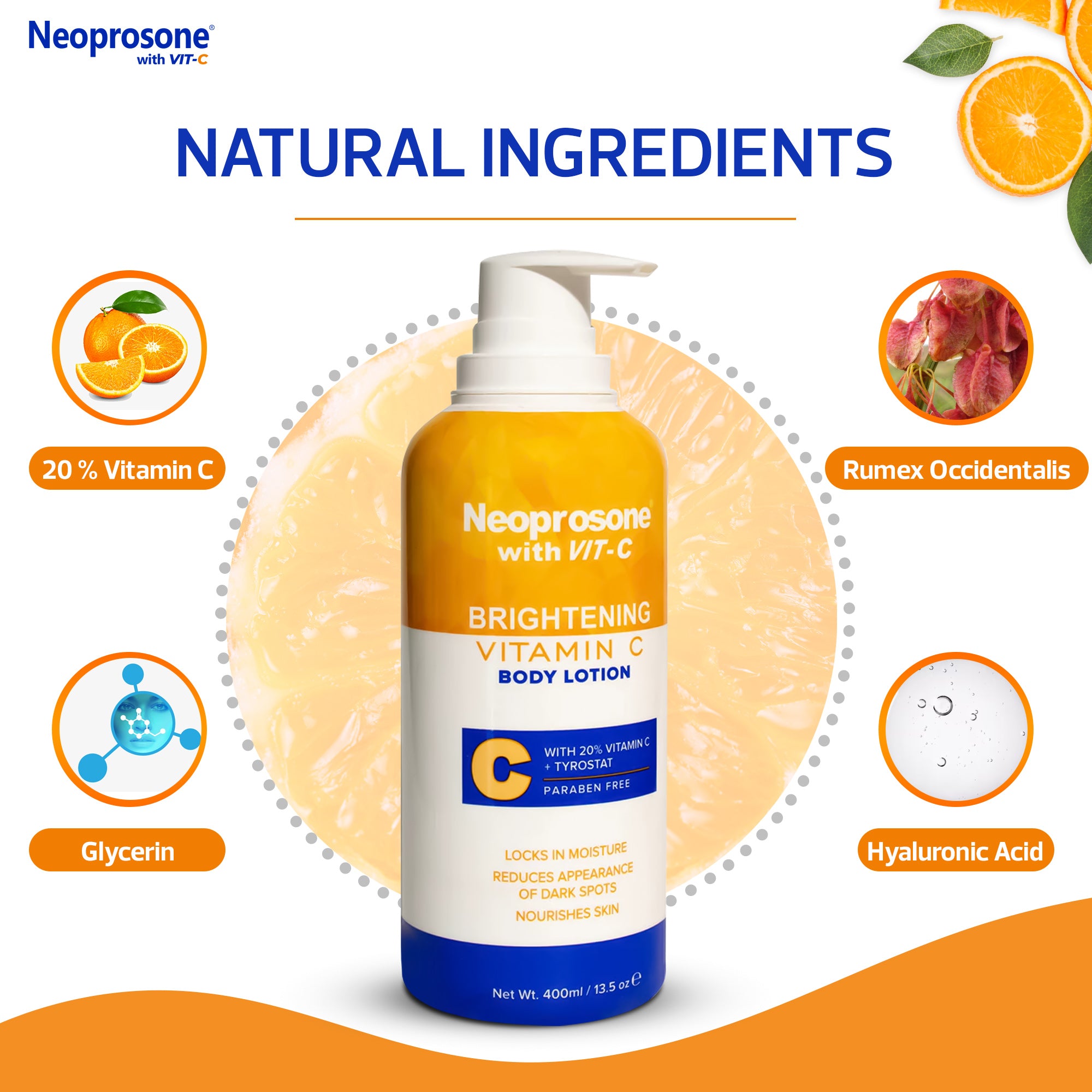 Neoprosone Brightening Vit C Lotion 400ml