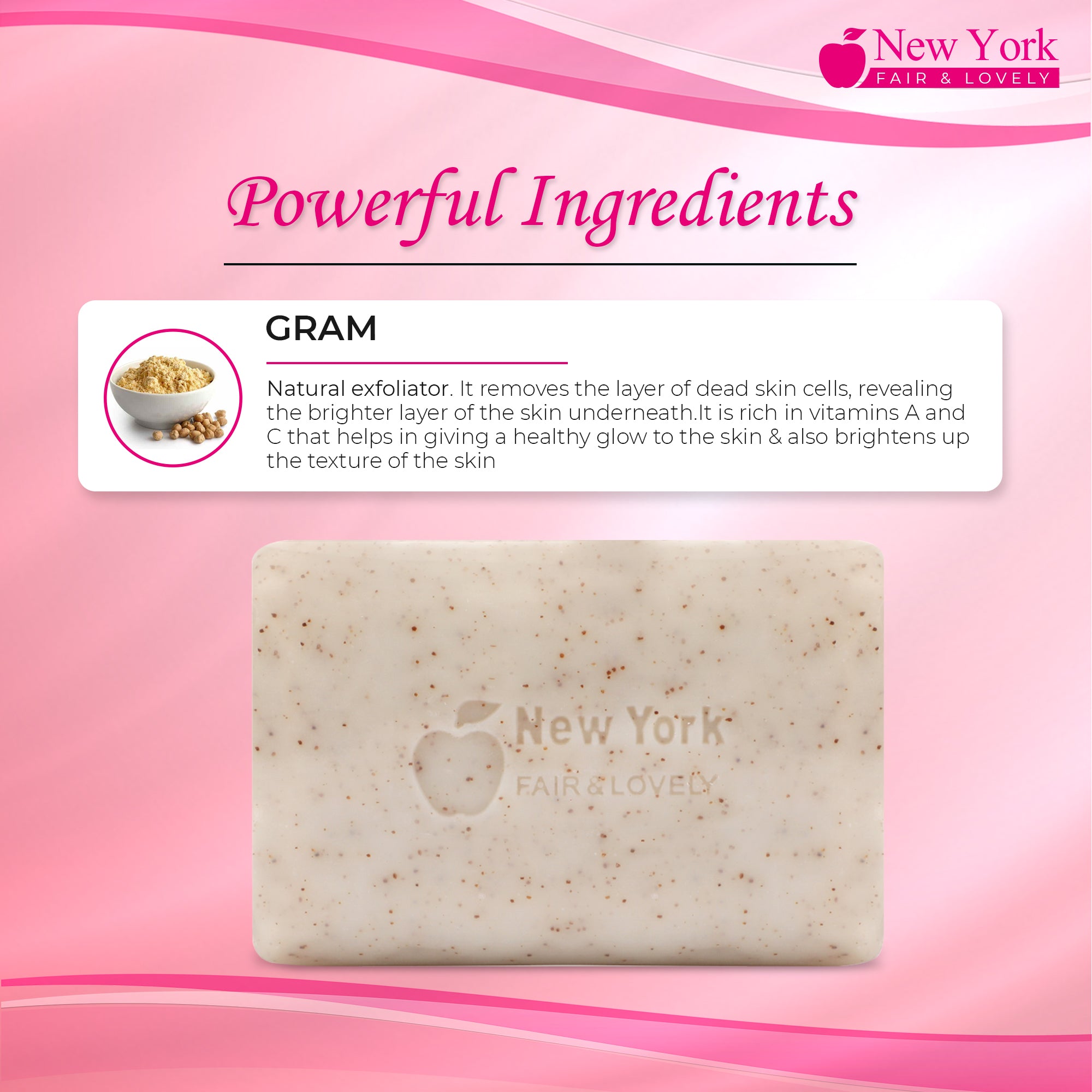 New York Fair & Lovely Cleansing Bar Soap - 200g