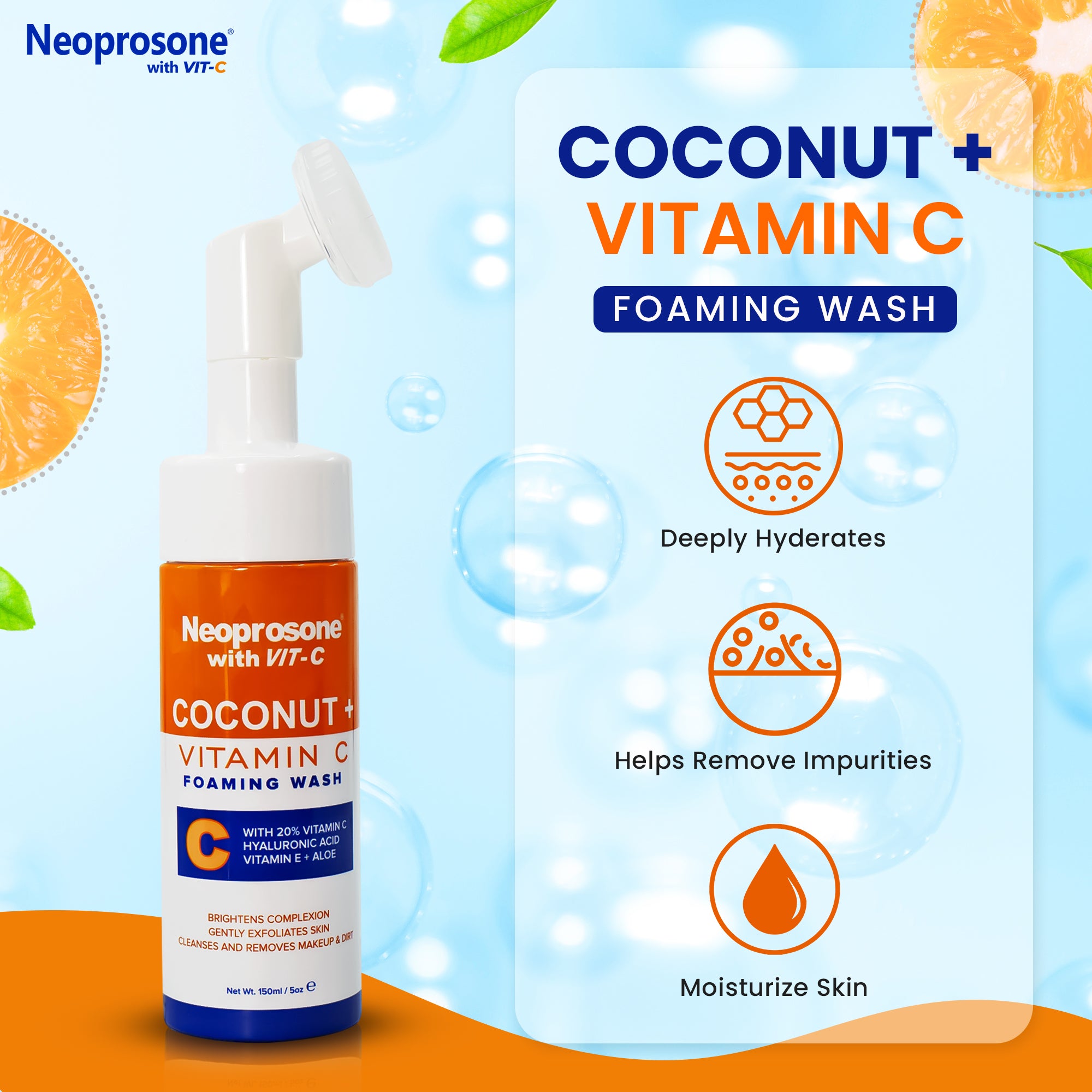 Neoprosone Coconut & Vit C Schaumwaschmittel 150 ml