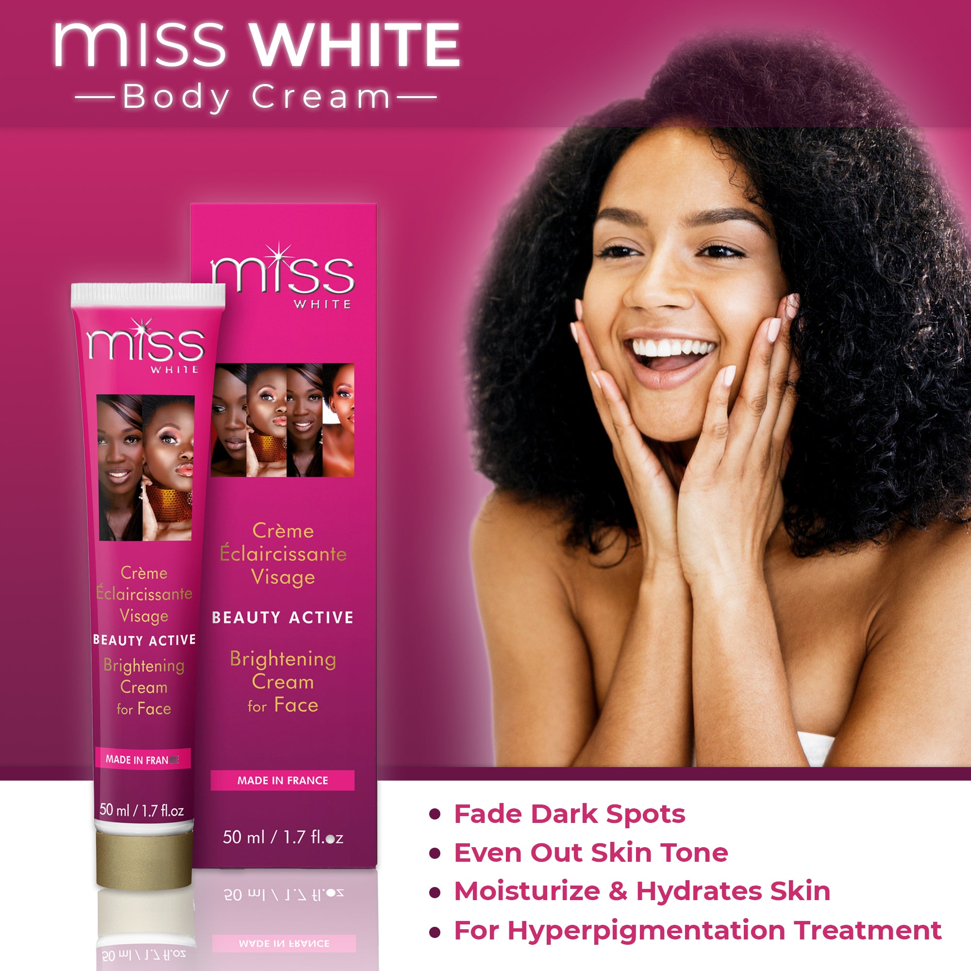 Fair and White Miss White Beauty Brightening Cream 50ml