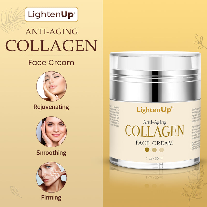 LightenUp Anti-Aging Collagen Face Cream 30ml / 1 fl oz