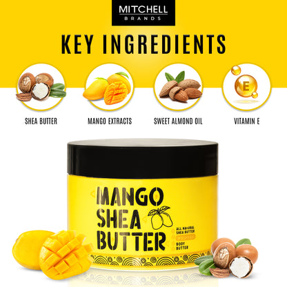 Mitchell Brands Mango Shea Butter Jar - 300 ml