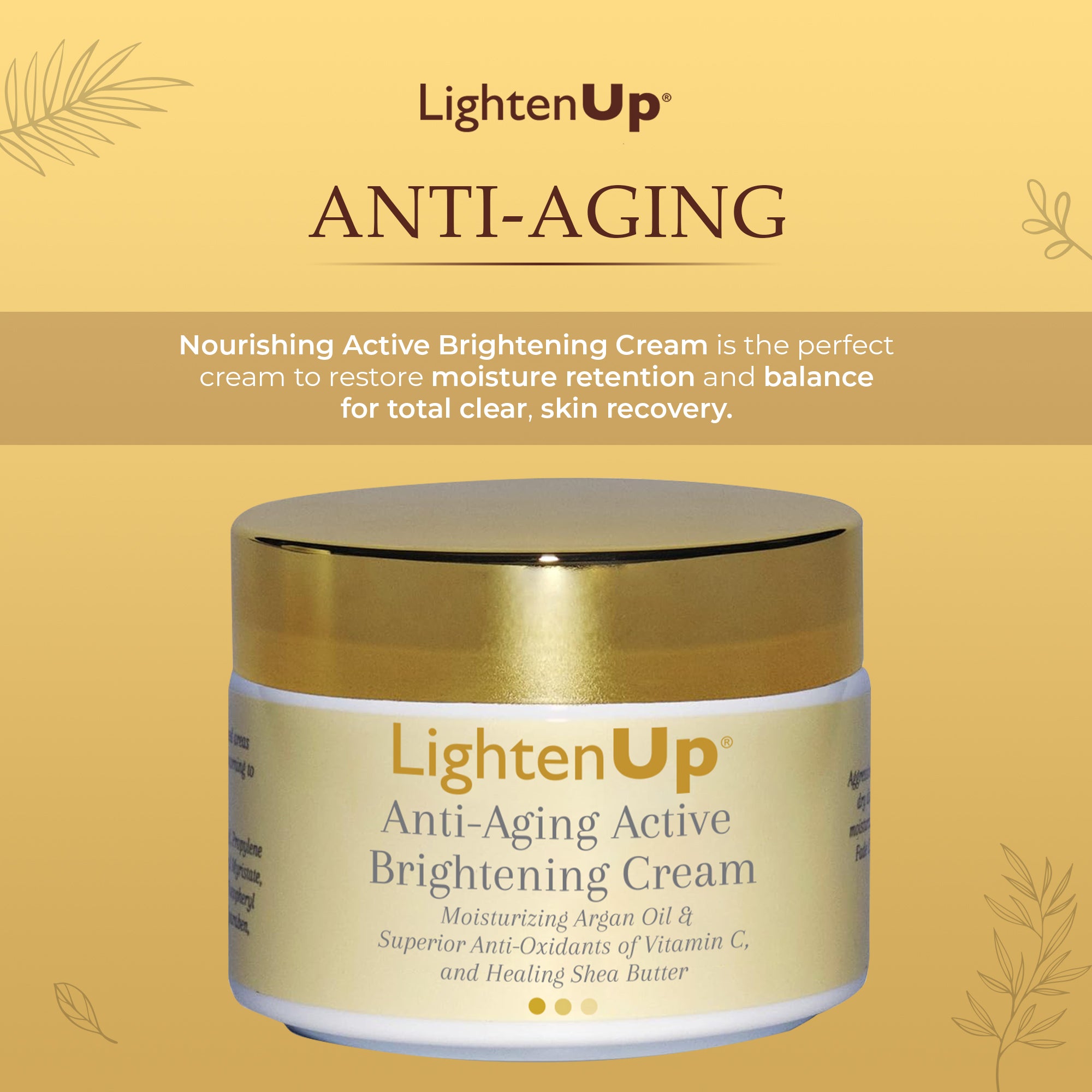 Omic LightenUp Anti-Aging Brightening Cream - 100ml