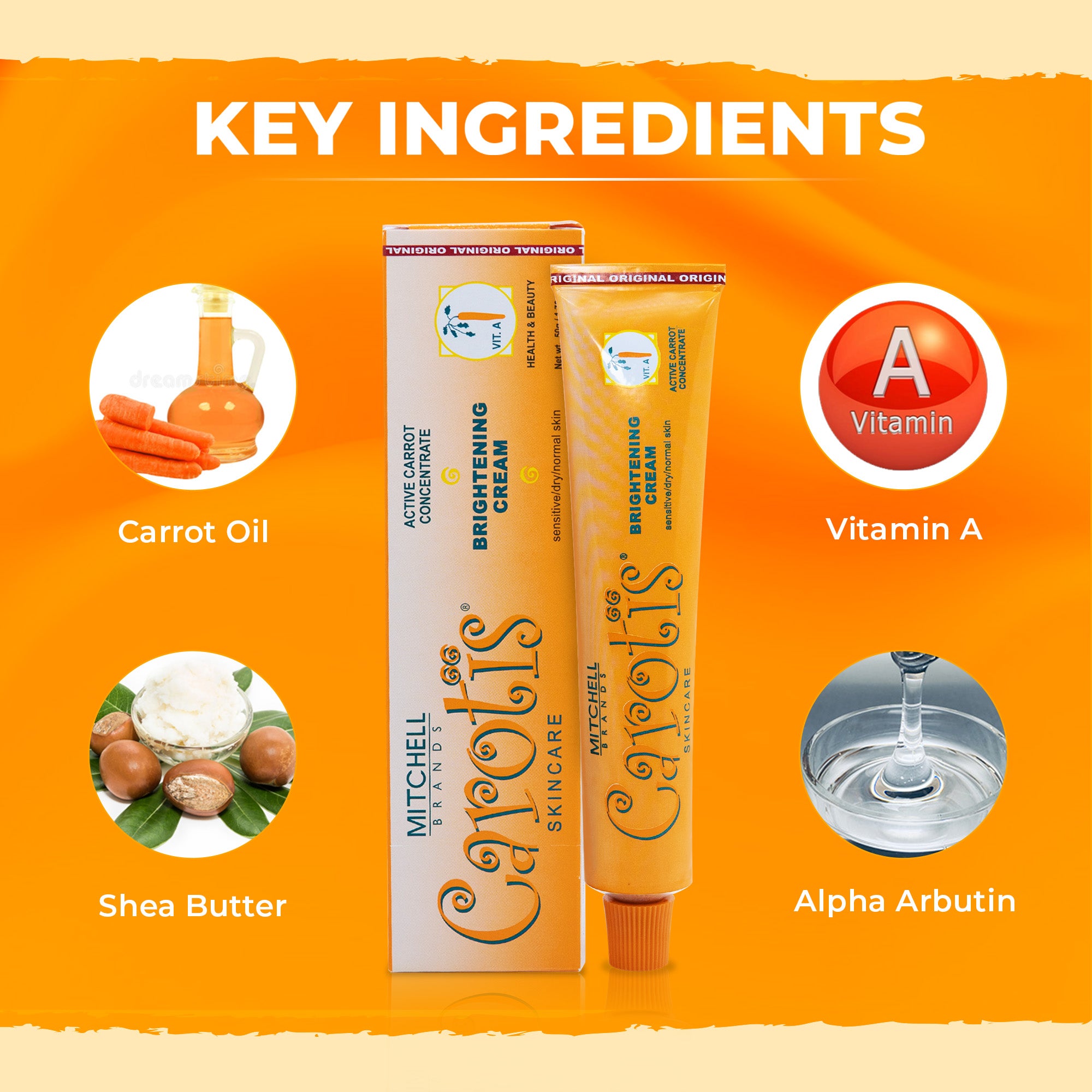 Crema schiarente carotide - 50 g / 1,7 once fluide