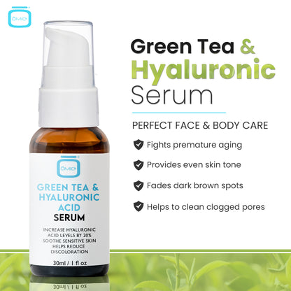 OMIC+ Green Tea & Hyaluronic Serum - 30ml / 1 Fl Oz