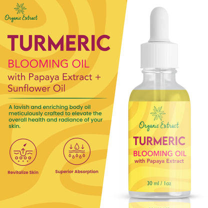 Organic Extract Turmeric Blooming Oil 1 oz/30 ml