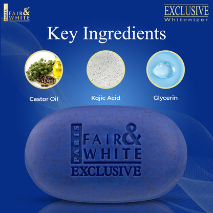 Fair & White Savon Exclusive Whitenizer Exfoliating Soap  - 200g / 7 oz