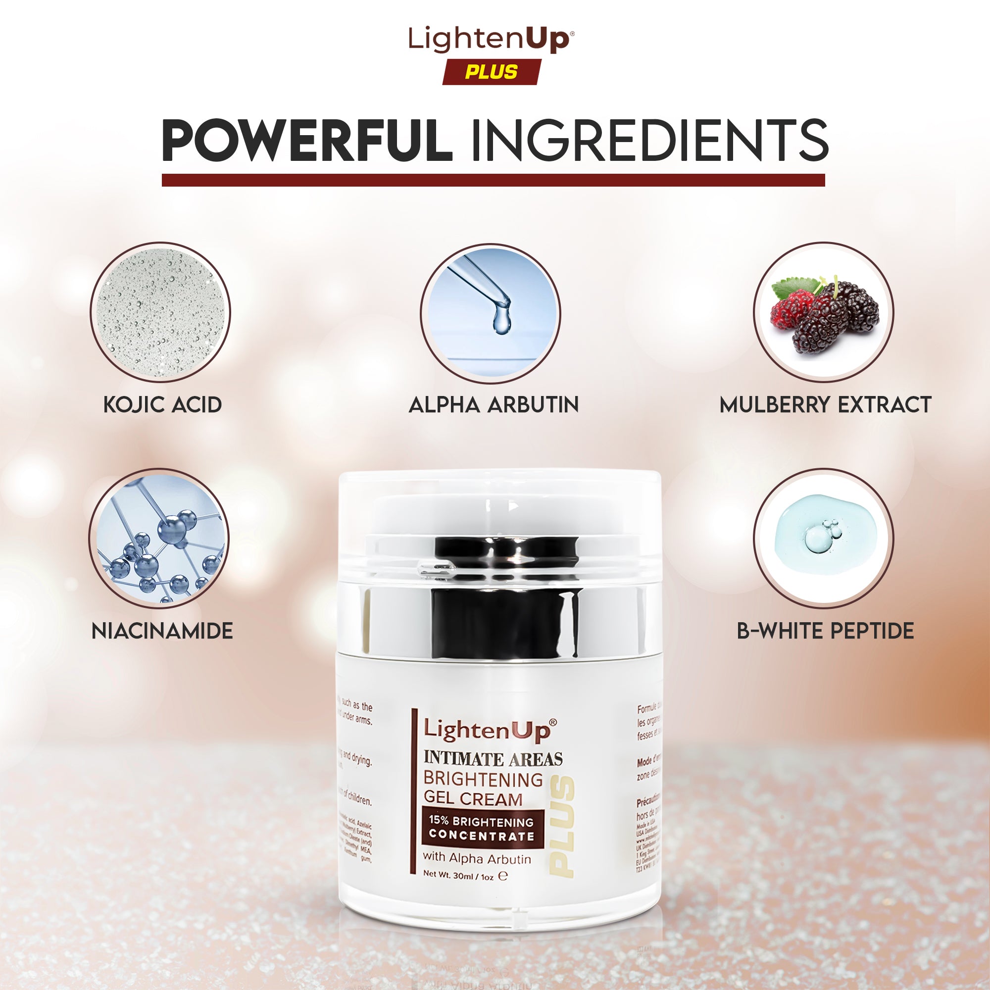 LightenUp Gentle Intimate Brightening Gel 30ml
