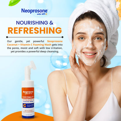 Neoprosone Coconut & Vit C Foaming Wash 150ml