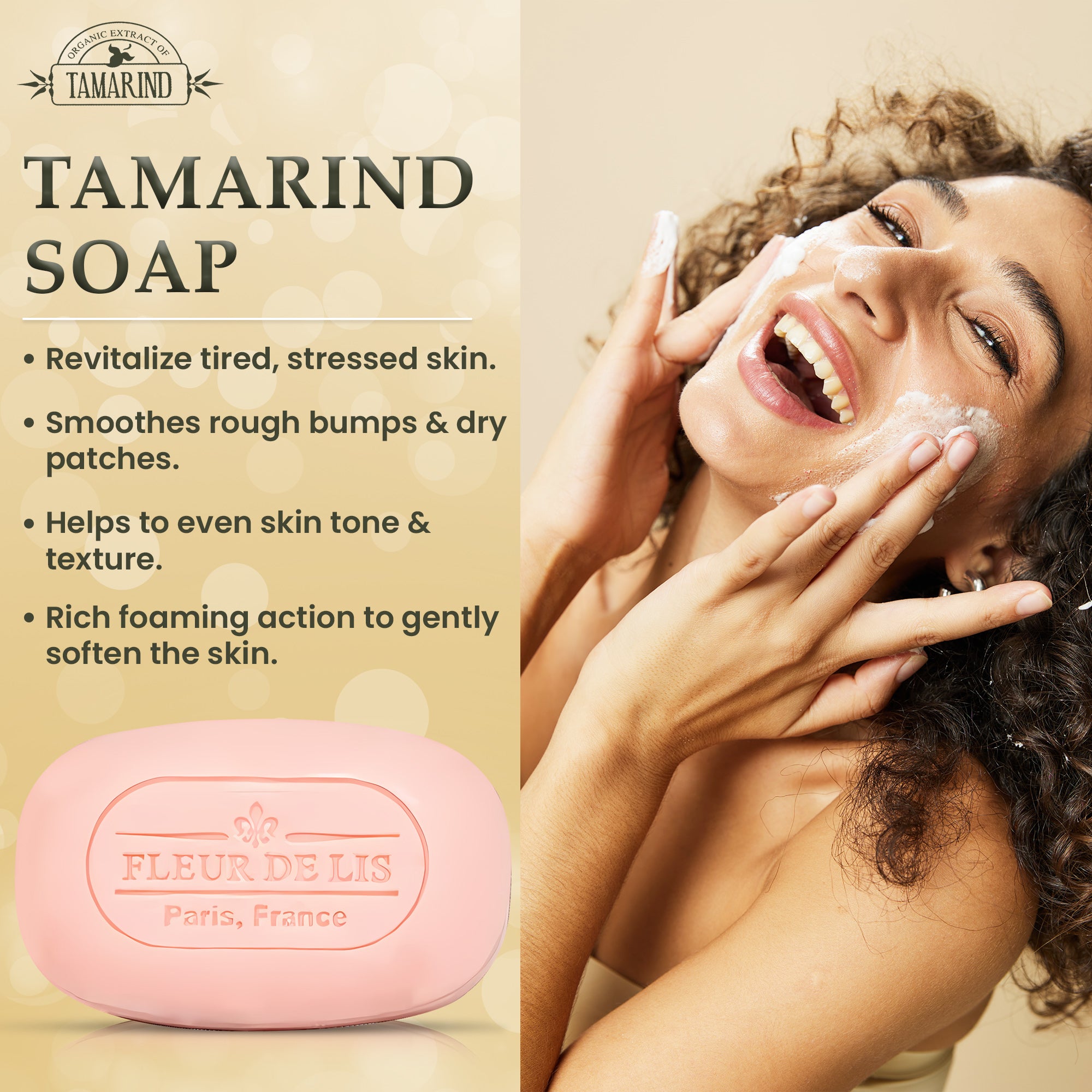 Organic Extract of Tamarind Soap - 80g