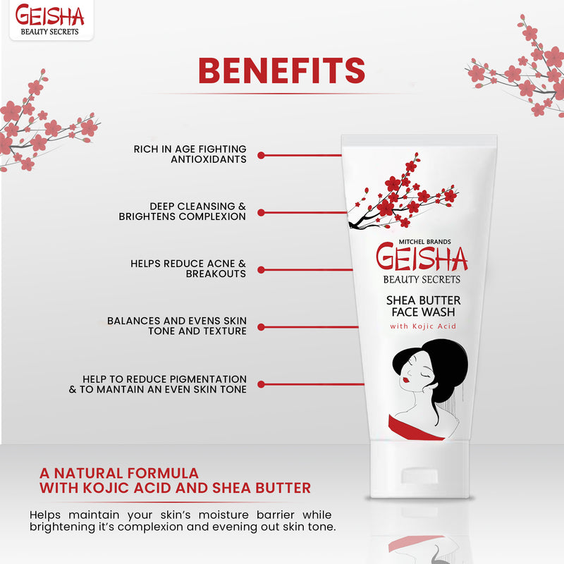 Geisha Kojic Acid Face Wash 118ml