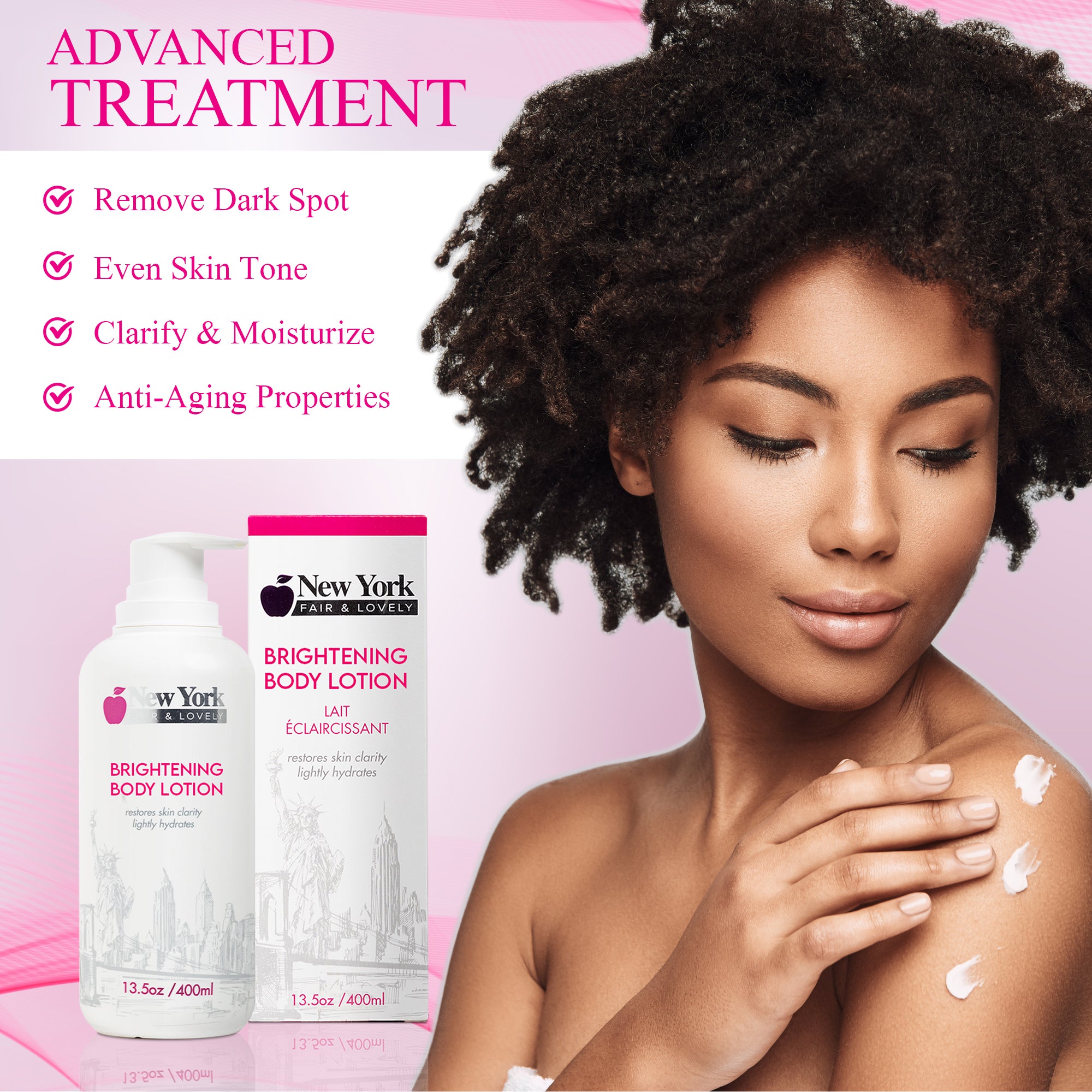 New York Fair & Lovely Body Brightening Lotion 400 ML-