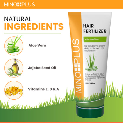 Minoplus Organic Hair Fertilizer with Camphor Oil - 150g / 5.29 oz