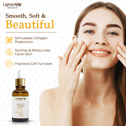 Lightenup Honey Argan + Honey Lightening Face Serum 30ml