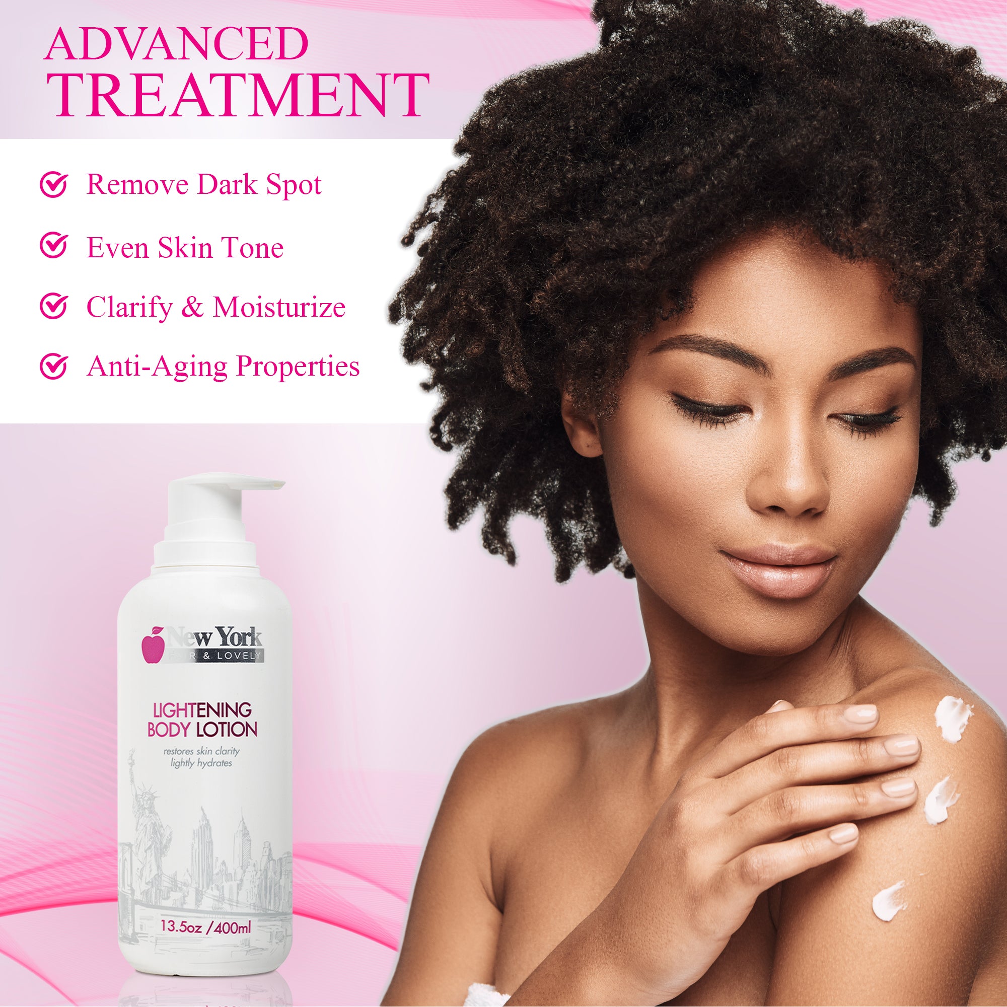 New York Fair & Lovely Body Brightening Lotion - 400 ML
